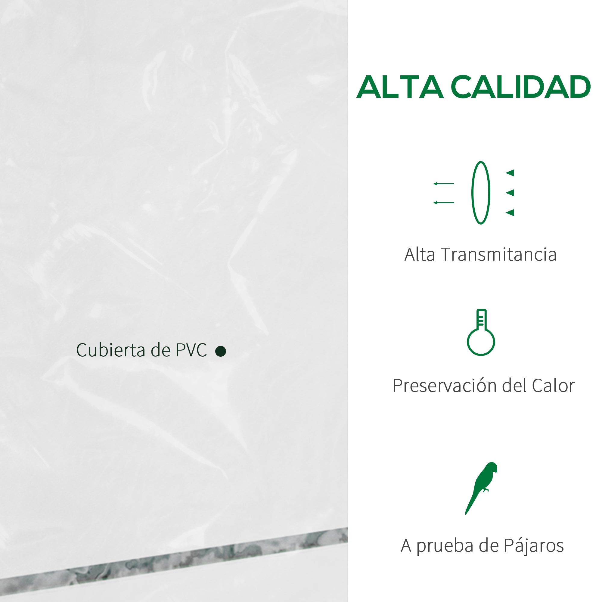 Outdoor Greenhouse 4-Tier Garden Greenhouse with Shelves Steel Frame Greenhouse for Plant Flowers Tomatoes 143x73x195 cm Transparent