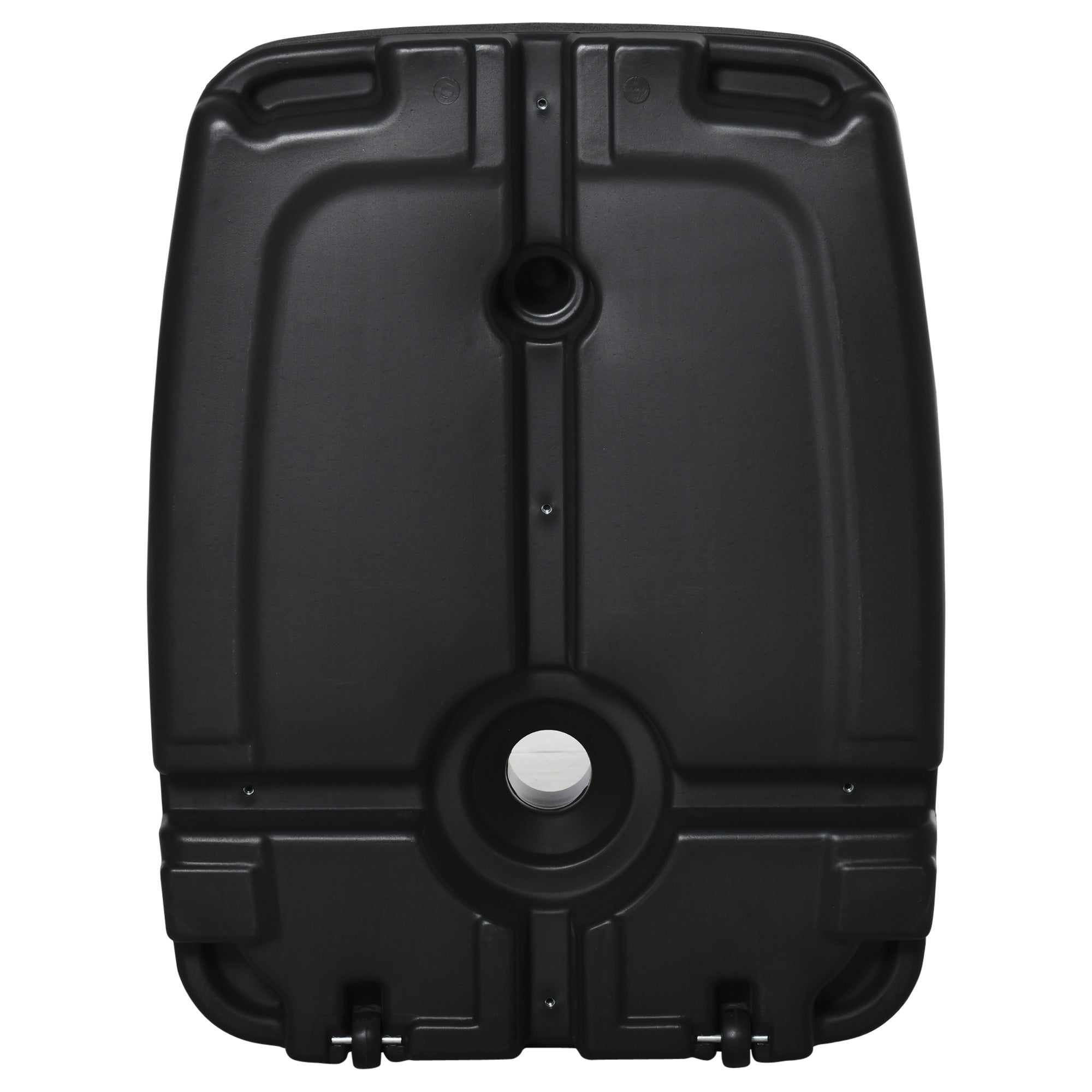 Umbrella Base with 2 Wheels Filled with Water 60 kg Sand 68 kg or Mixed 75 kg Umbrella Stand for Cross Base for Garden Patio Terrace 80x60x17 cm Black