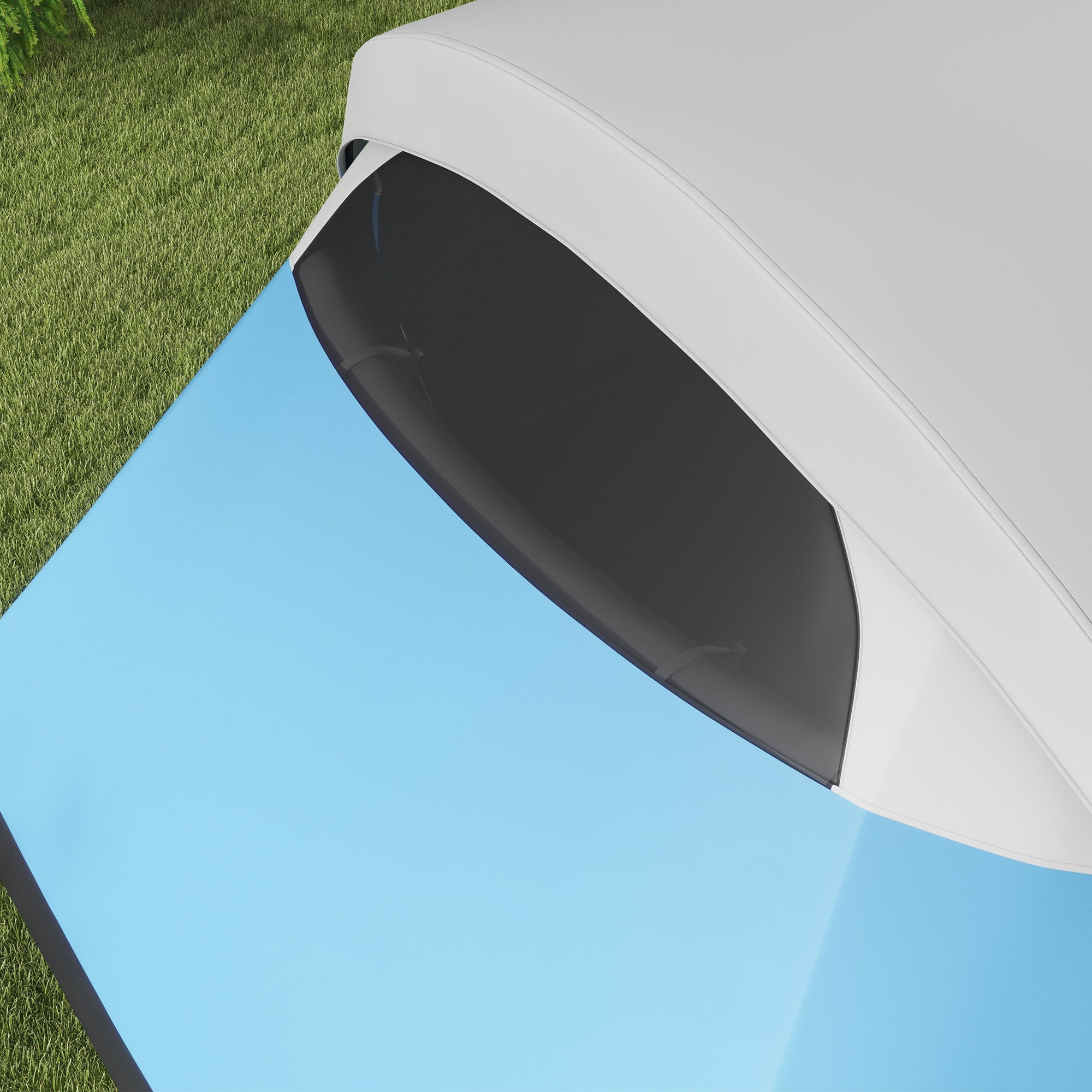 Tunnel Tent, Camping Tent, Water-Resistant Family Tent for 6 People, Festival Tent with Windows, Carry Bag, for Garden, Patio, Blue