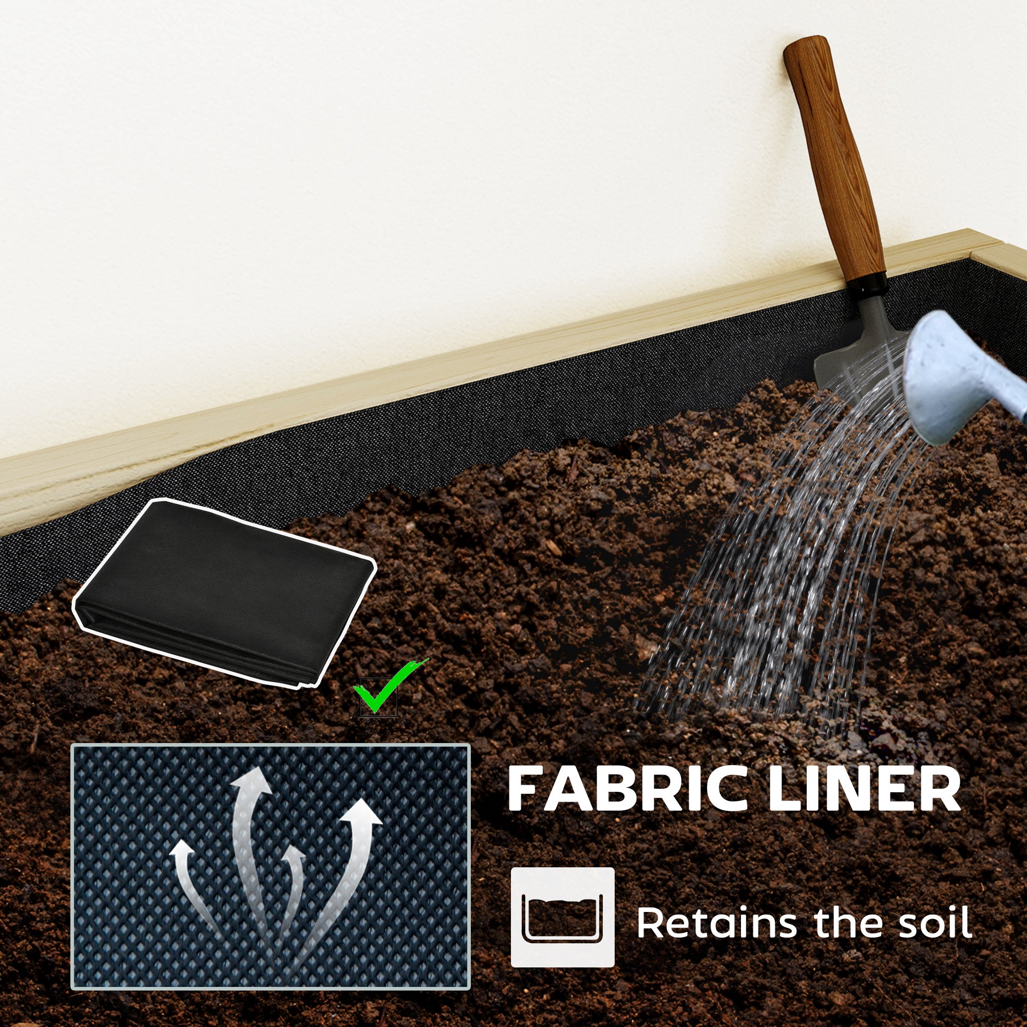 Foldable Vertical Planter & Trellis — 6 Wooden Planters with Drainage, Steel Room Divider for Patio, Balcony & Indoor (45.7 x 7.9 x 44.1 in)