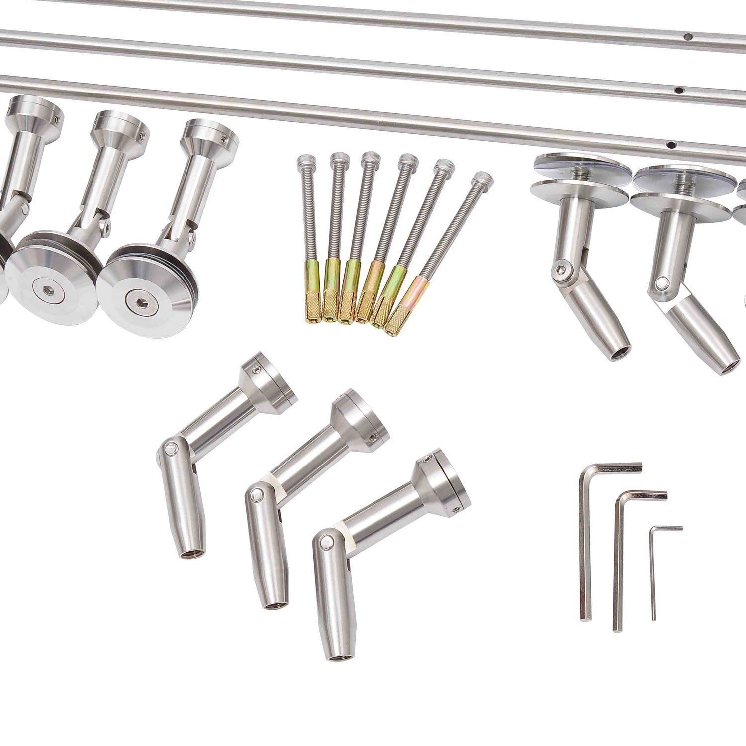 Canopy Glass Canopy Door Canopy Tempered Glass (ESG) Stainless Steel Clear Glass 200x90cm