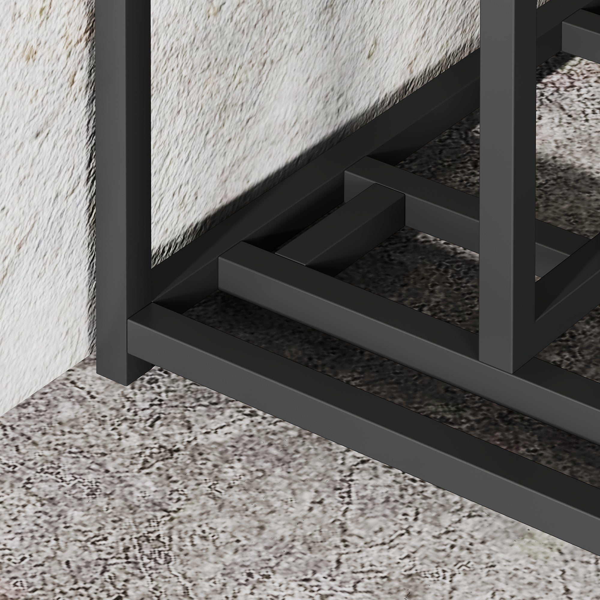 SPORTNOW Bike Stand, 3-Bike Parking Support Stand, with Upper Basket and 4 Adjustable S Hooks, Space for Road Bikes, Mountain Bikes, Hybrids, for Adults or Children, Black