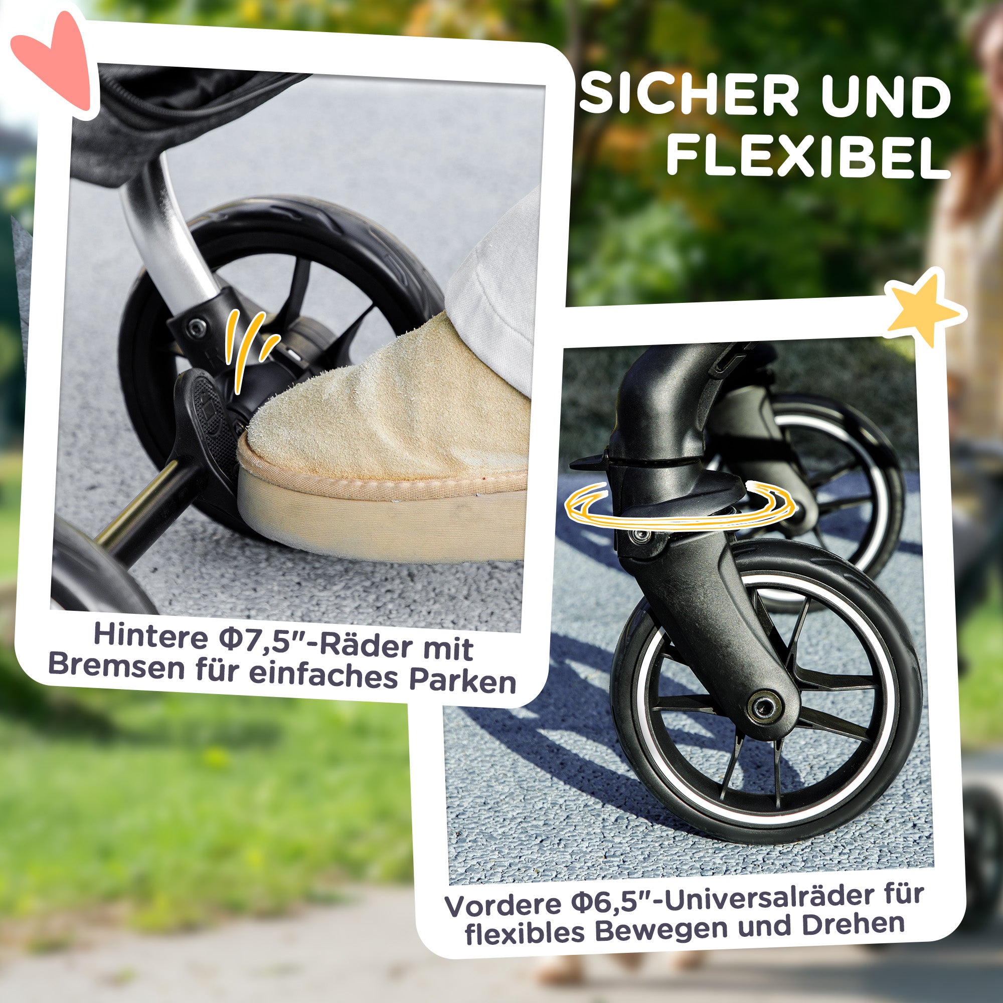 Dog Cart Light Dog Buggy Made of Aluminum Foldable for Dogs & Cats Cat Buggy with Cushion Mesh Windows Doors Storage Basket Cat Carriage Buggy Gray