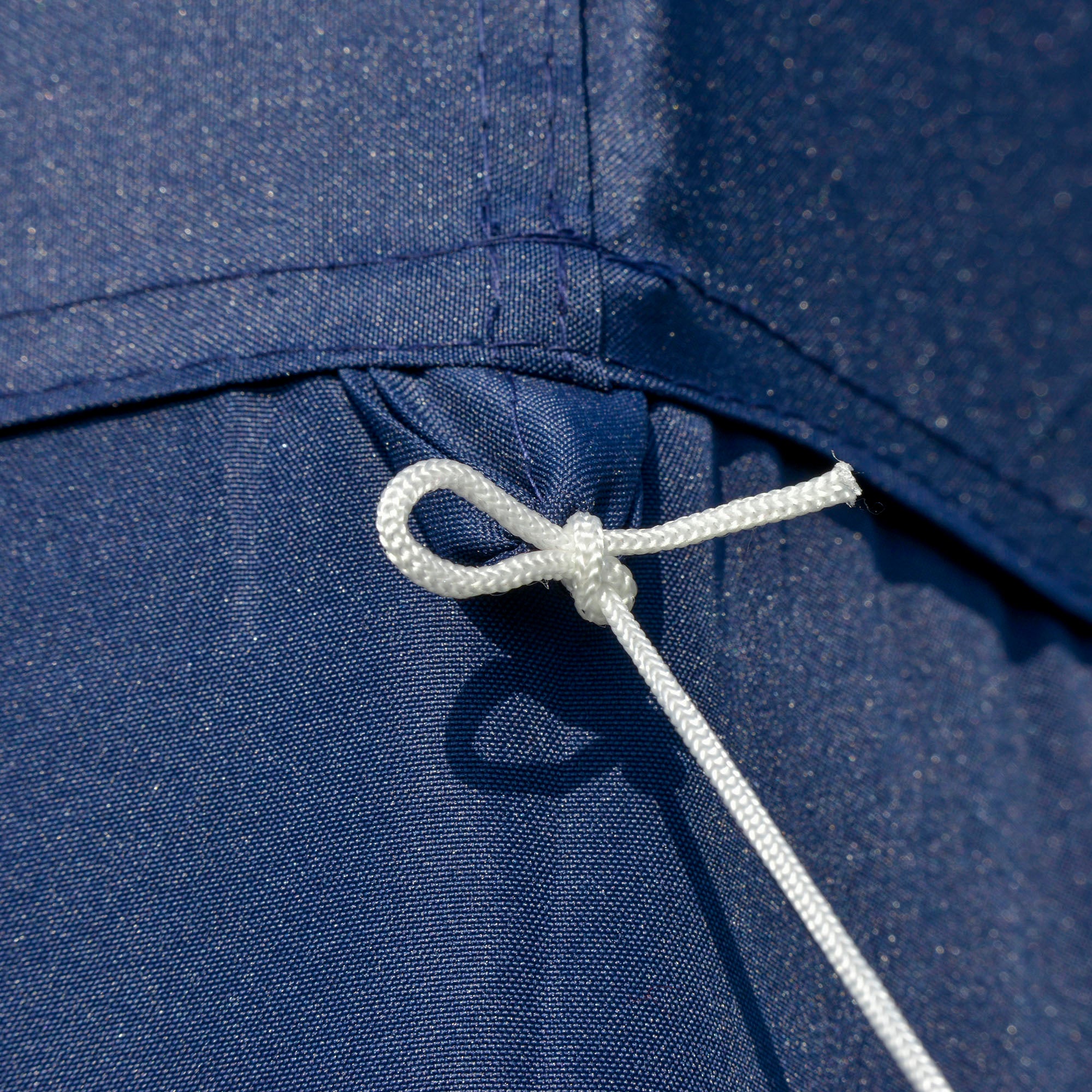 Garden Pavilion Gazebo Party Tent Weatherproof Tent with Mosquito Net Metal + Polyester Blue 3 x 3 m