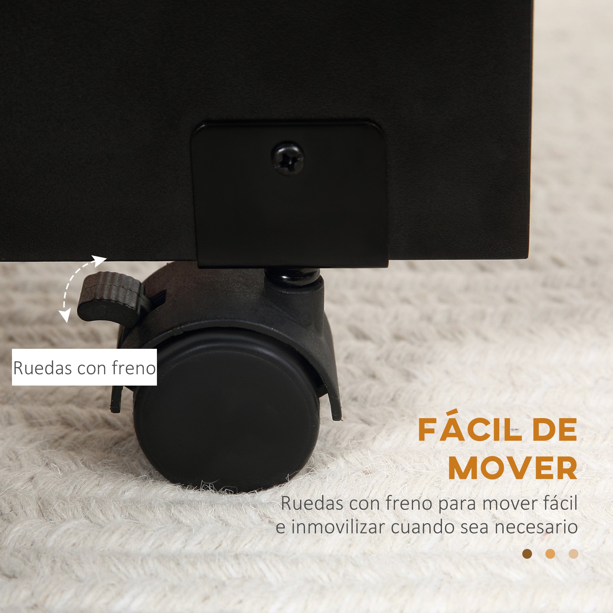 Folding Dining Table Kitchen Table with Wheels, Folding Wings, and Shelves for 4-6 People 75x140x74 cm Black