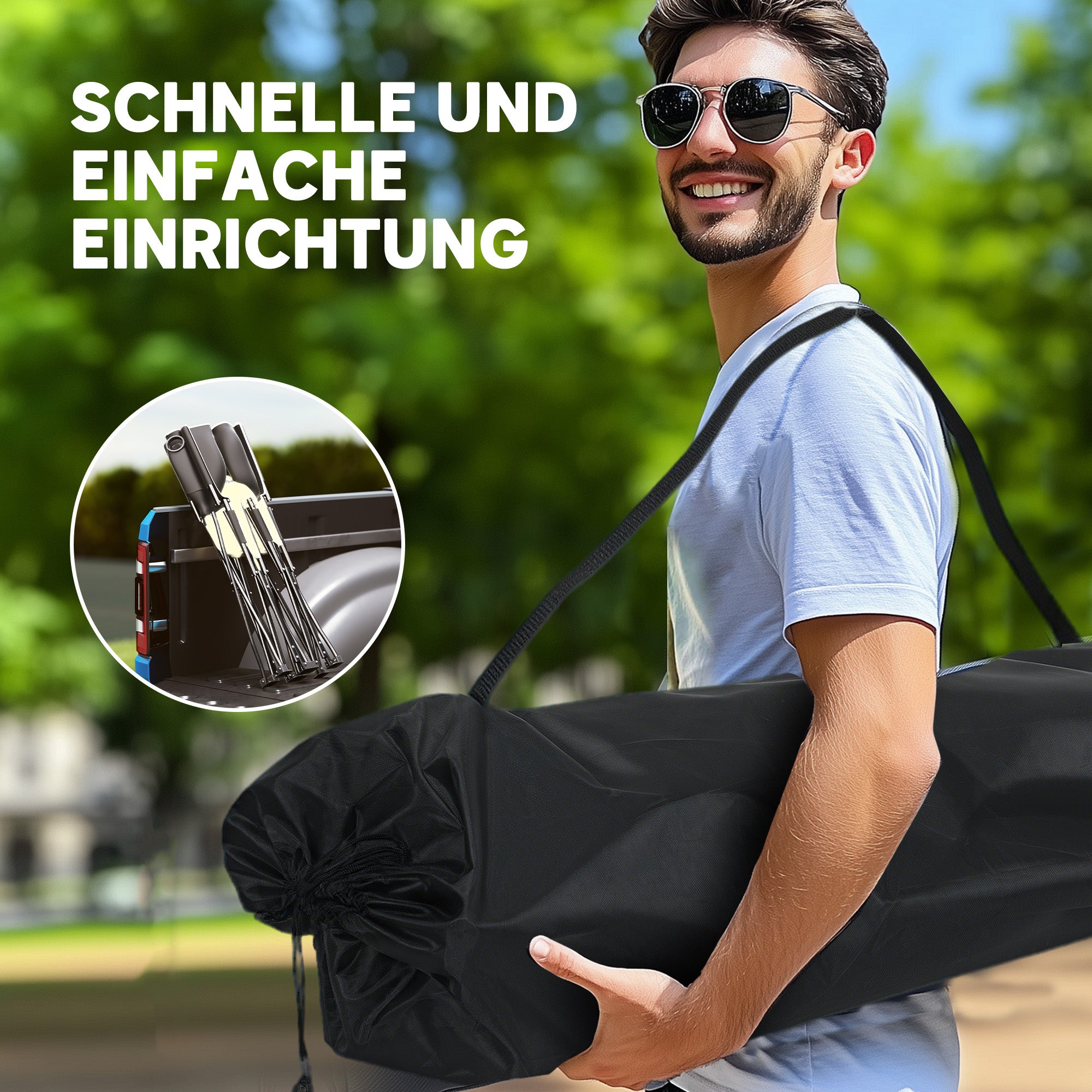 Folding Chair 2 Seater Foldable Camping Chair with Cup Holder Carry Bag Outdoor Folding Chair up to 250kg Load Capacity Sturdy Lightweight Padded Fishing Chair Garden Chair for Garden Camping Beach