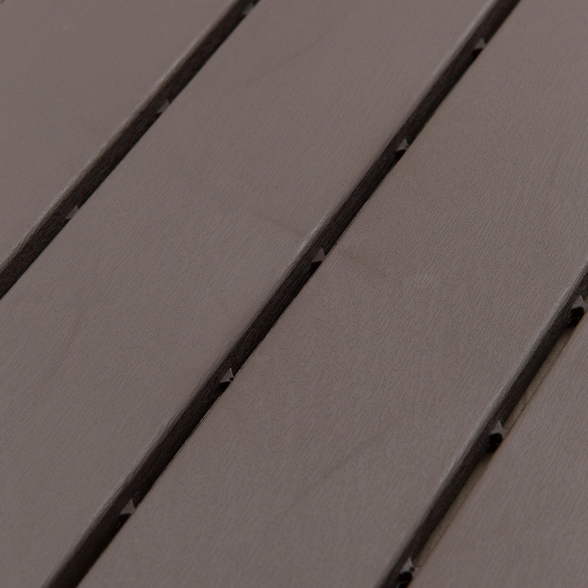 Patio Tiles 30 x 30 cm 9 Pieces 0.81㎡ Interlocking Tiles Balcony Tiles with Click System Drainage Function Floor Tile for Terrace Balcony Brown