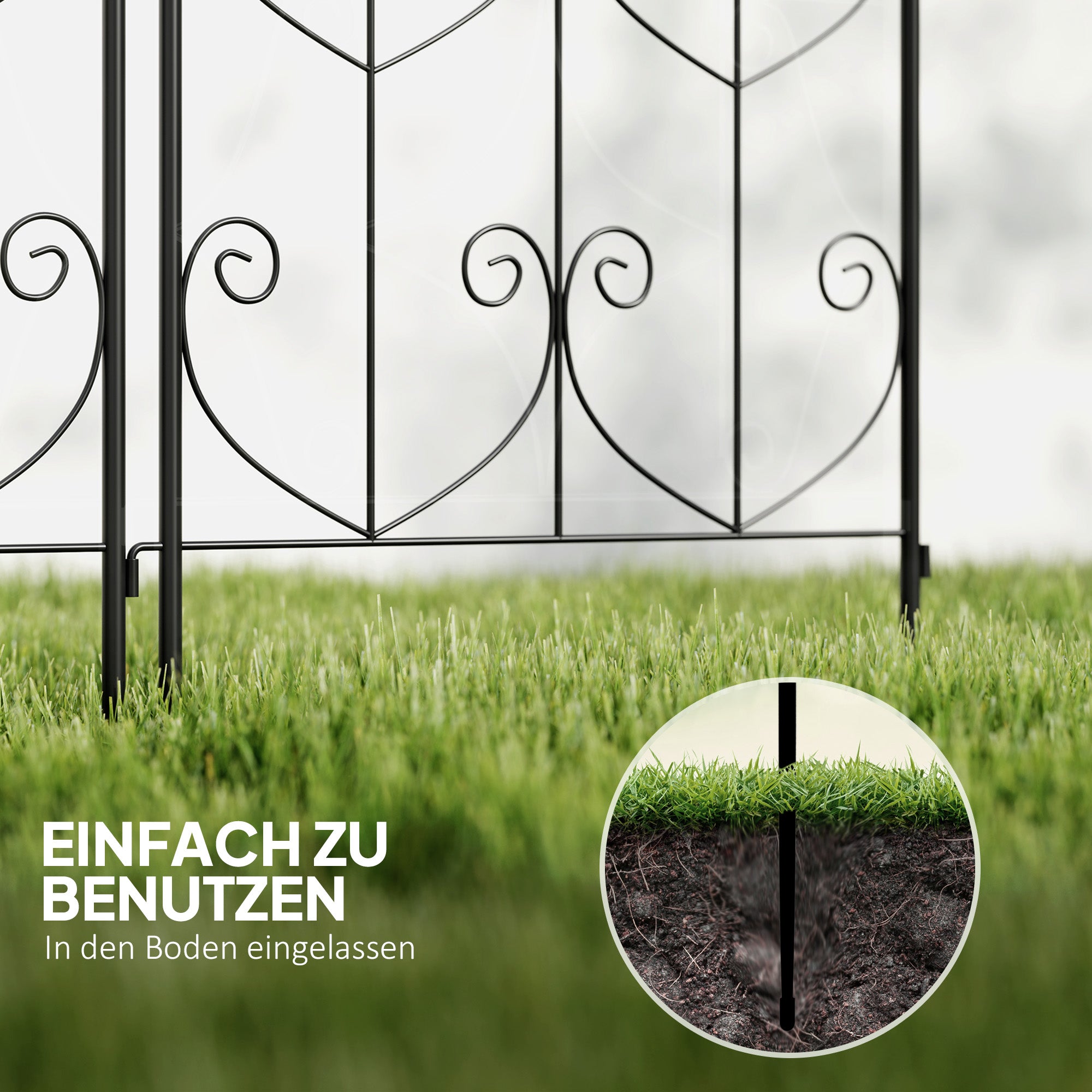 Metal Trellis 2 Piece Set for Plant Climbing Pots with Bird Design 50x120 cm Trellis for Indoor Plants Plant Trellis for Tomatoes Flowers Climbing Plants Black