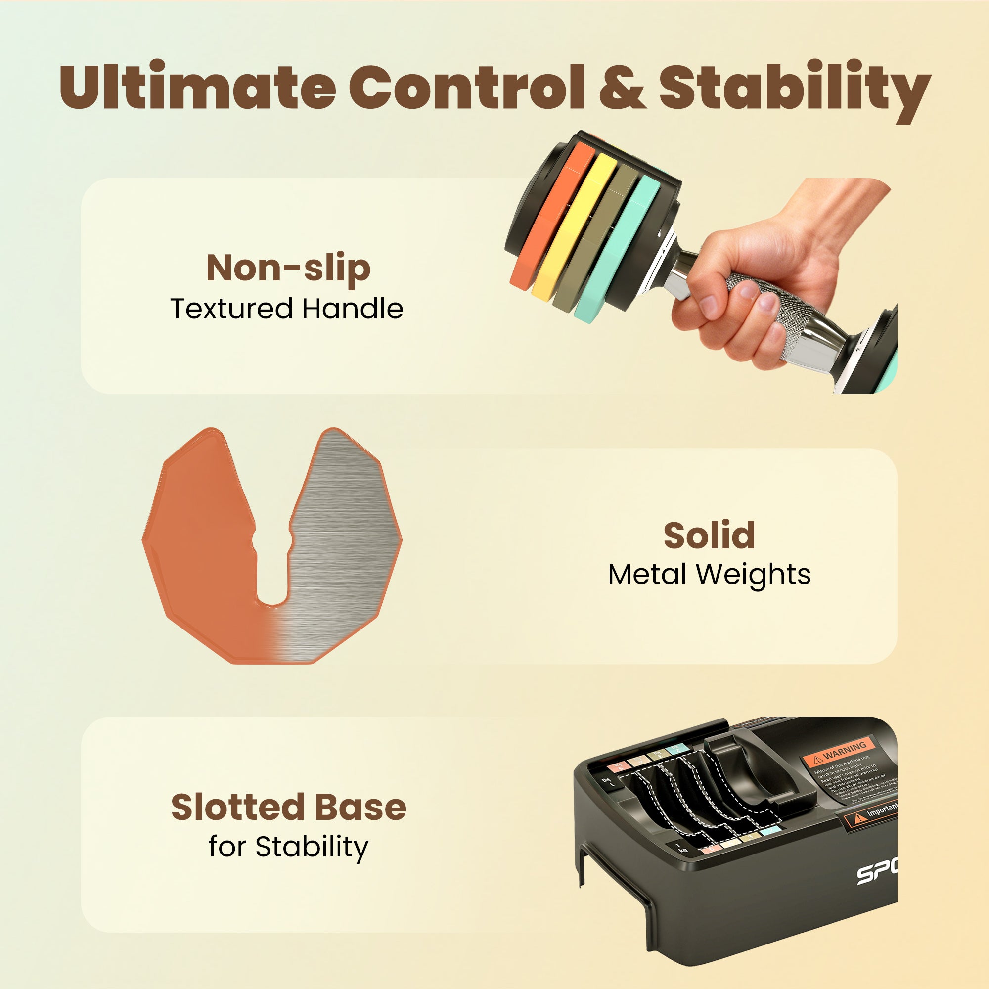 SPORTNOW Adjustable Dumbbell Set 1–5 kg (2.2–11 lb) — Quick-Adjust Tray, Non-Slip Chrome Handle, Space-Saving