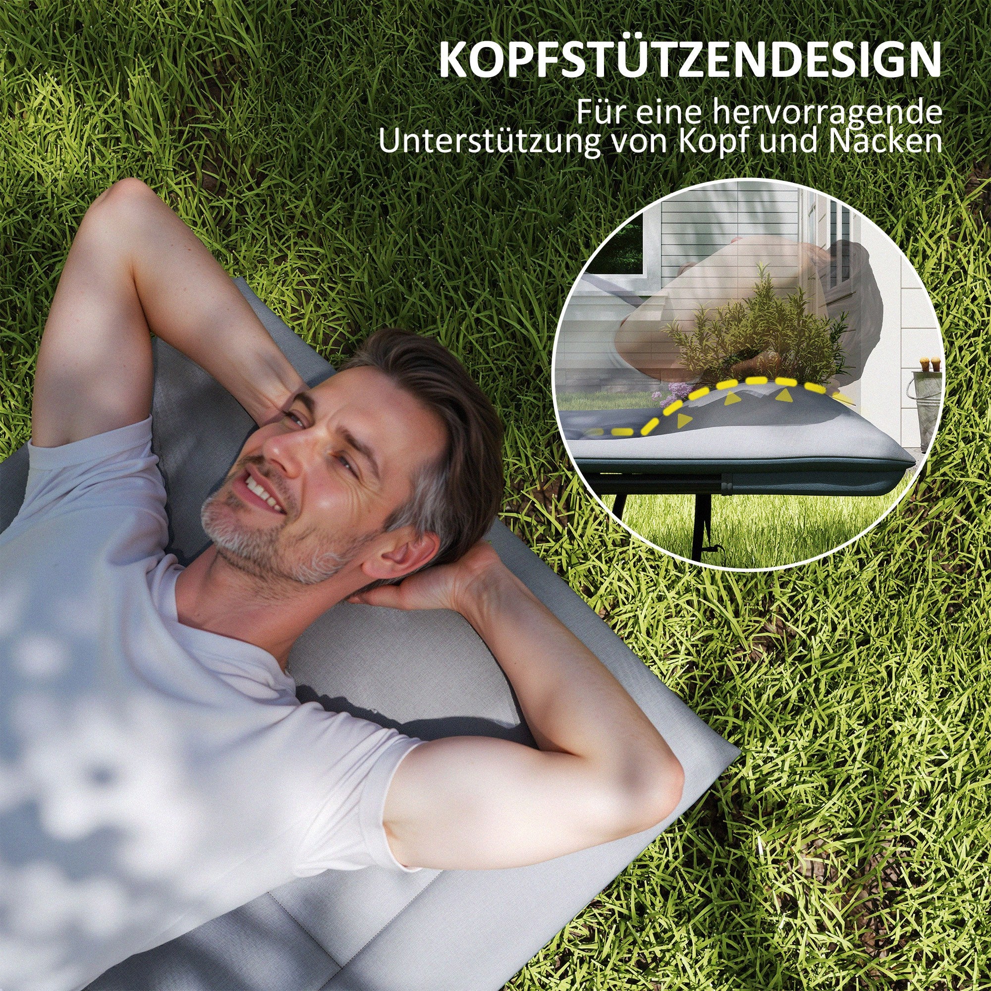 Foldable Camping Cot with Mattress Pillow Side Pocket 187 x 67 x 37 cm Guest Bed up to 150 kg Camping Cot for Adults Folding Bed for Outdoor, Garden Camping Travel Gray