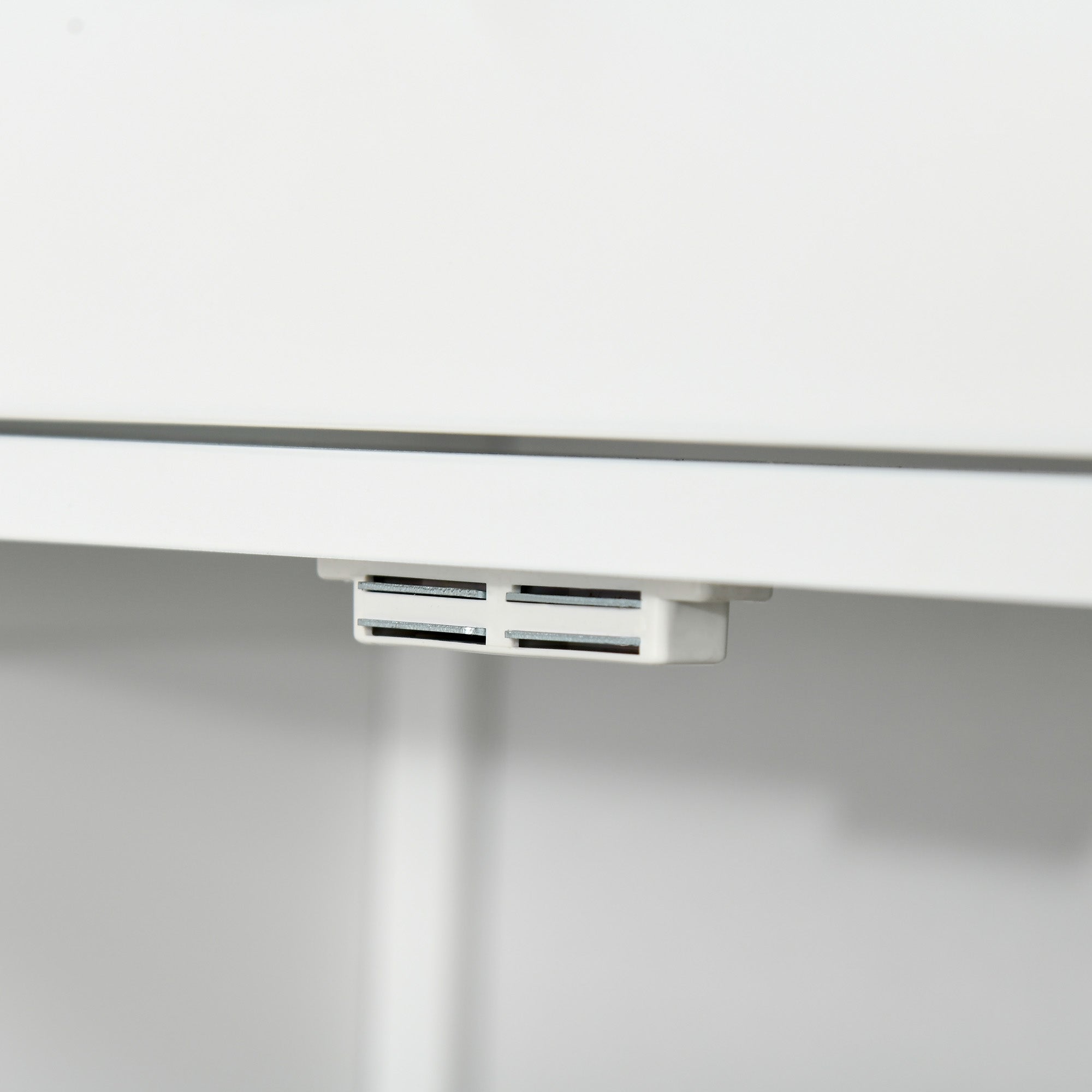 Bathroom Cabinet with 1 Drawer 2 Doors and Adjustable Interior Shelf Storage Auxiliary Furniture Multifunctional for Living Room Kitchen Anti-tip 60x30x80 cm White