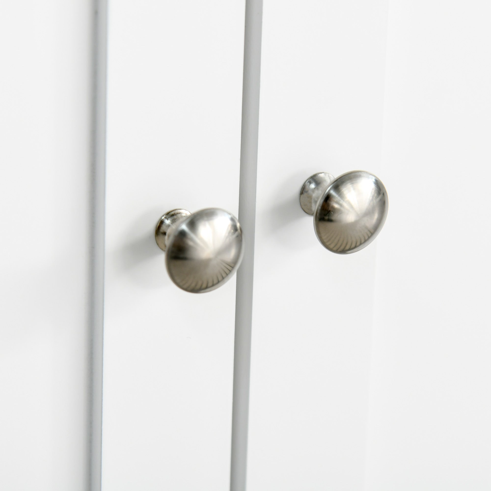 Bathroom Cabinet with 1 Drawer 2 Doors and Adjustable Interior Shelf Storage Auxiliary Furniture Multifunctional for Living Room Kitchen Anti-tip 60x30x80 cm White