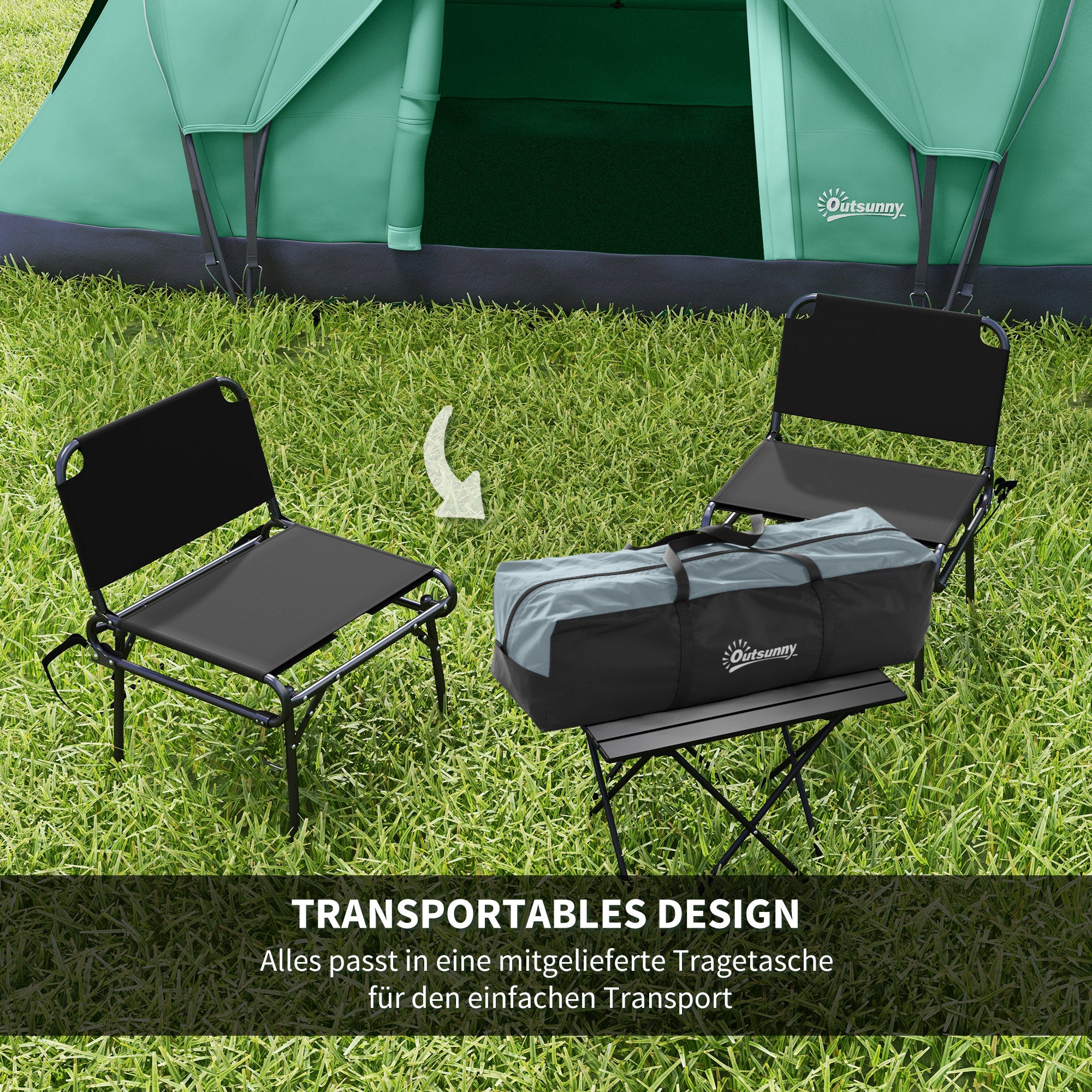 Camping Tent for 5-6 People Stable Waterproof Family Tent with Entrance Window Pack Bag, Tent with 3000mm Water Column Tunnel Tent for Camping Travel Garden, Green