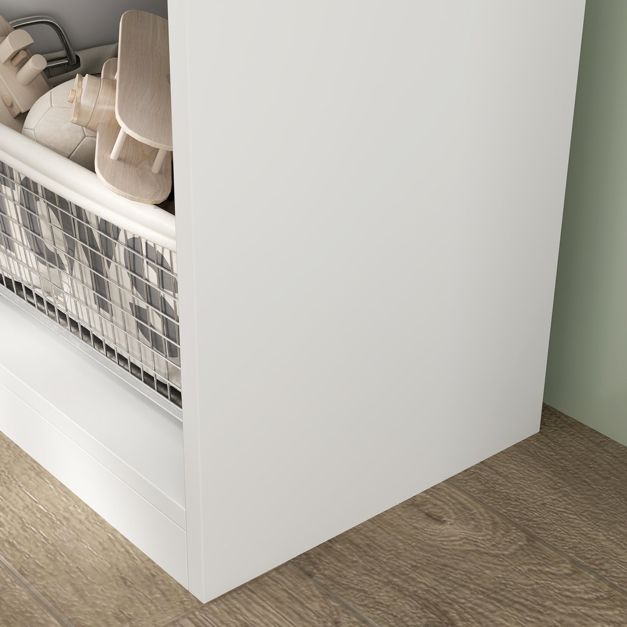 Children's Bookshelf, Toy Shelf, 3 Levels, Cute Cloud Design, Children's Storage Furniture, Children's Book Storage, 40 x 30 x 139.5 cm, for Bedroom, Reading Nook, White