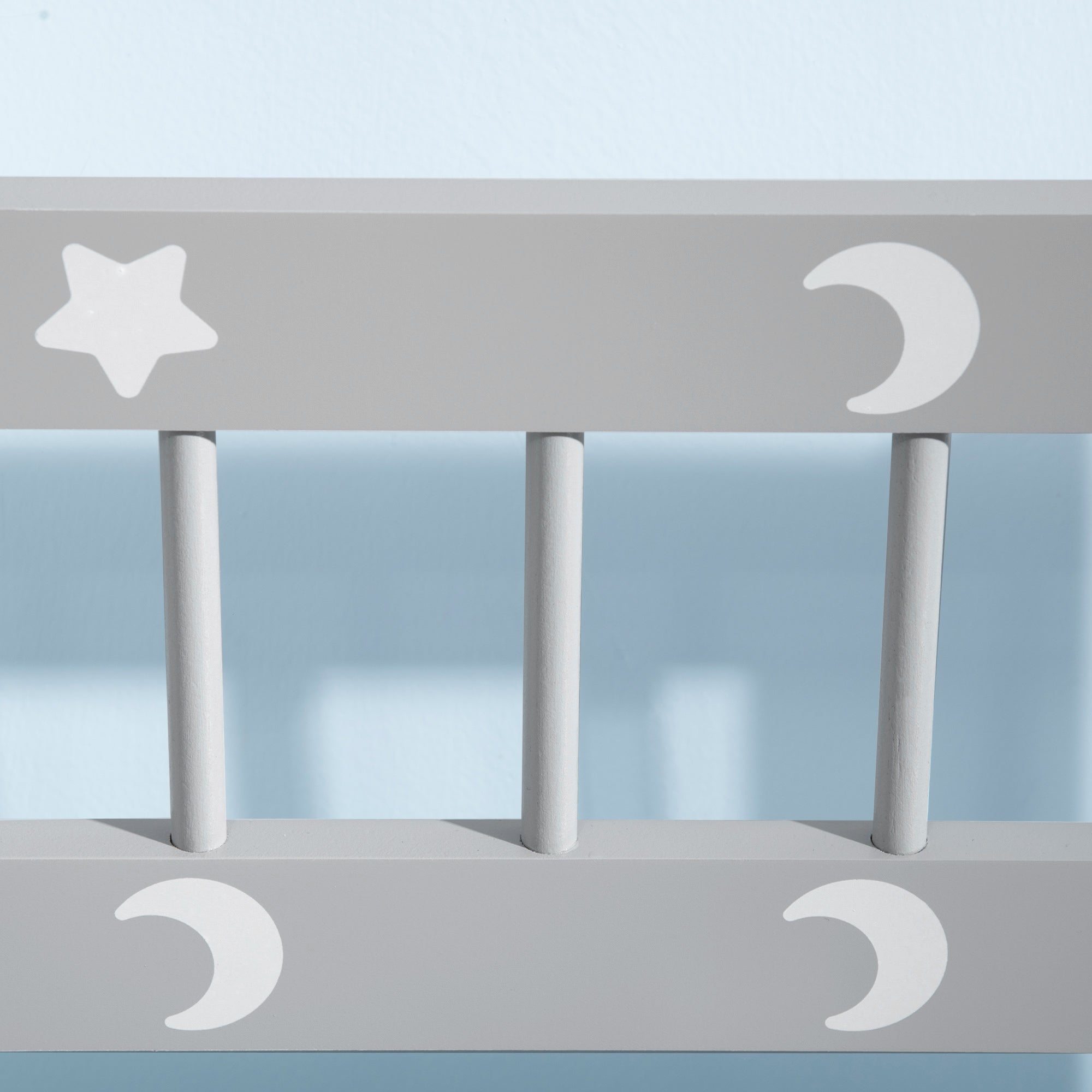 ZONEKIZ 2-in-1 Toy Chest for Children 18+ Months Kids Storage Bench with Slow-Close Lid for Bedroom Playroom Holds 110 lbs 23.6x11.8x19.7 inches Gray and White