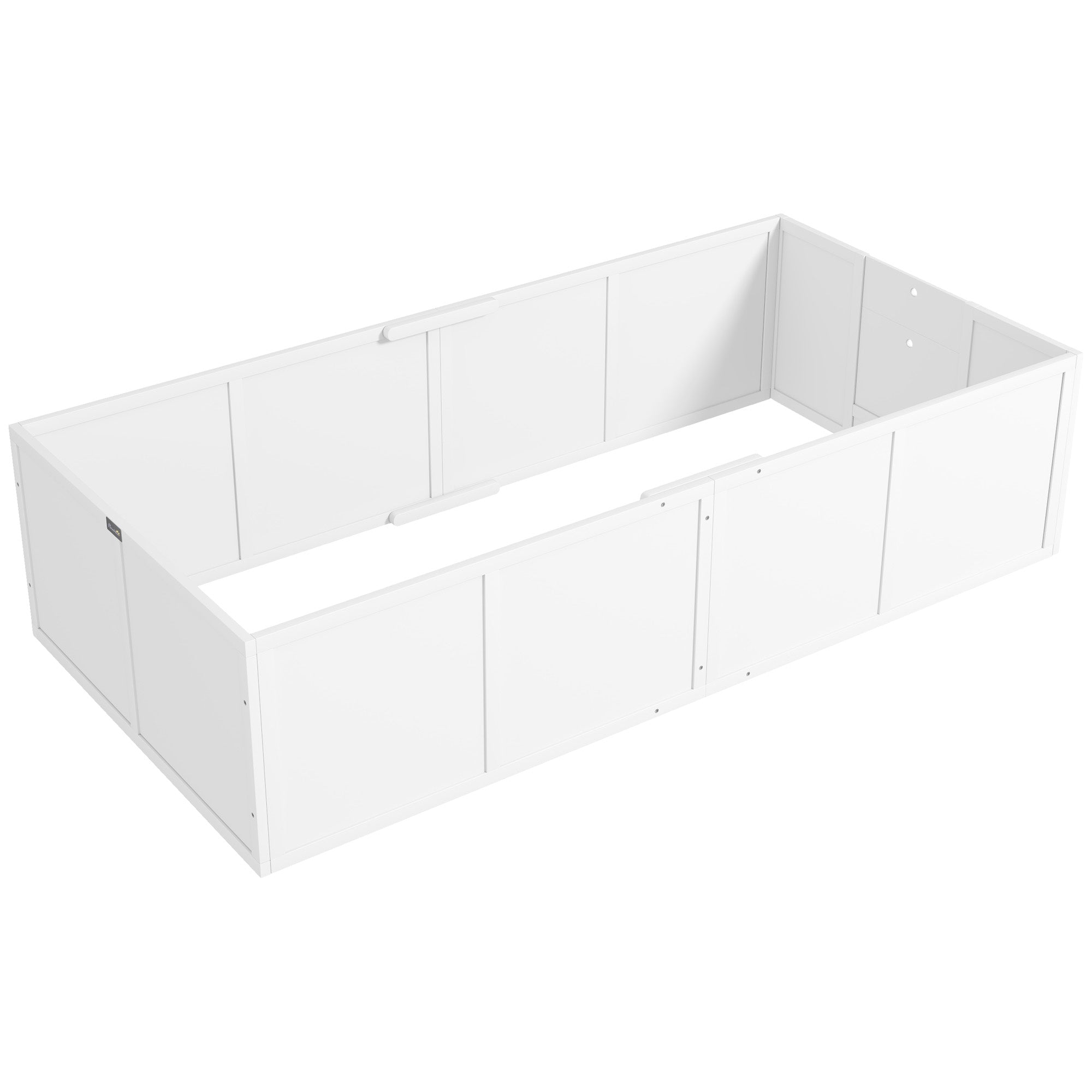 Whelping Box for Puppies, Puppy Pen with Adjustable Door, Non-Slip Dog Playpen, Puppy Playpen, Puppy Whelping Box for Small to Large Dogs, 196x96x48 cm, White