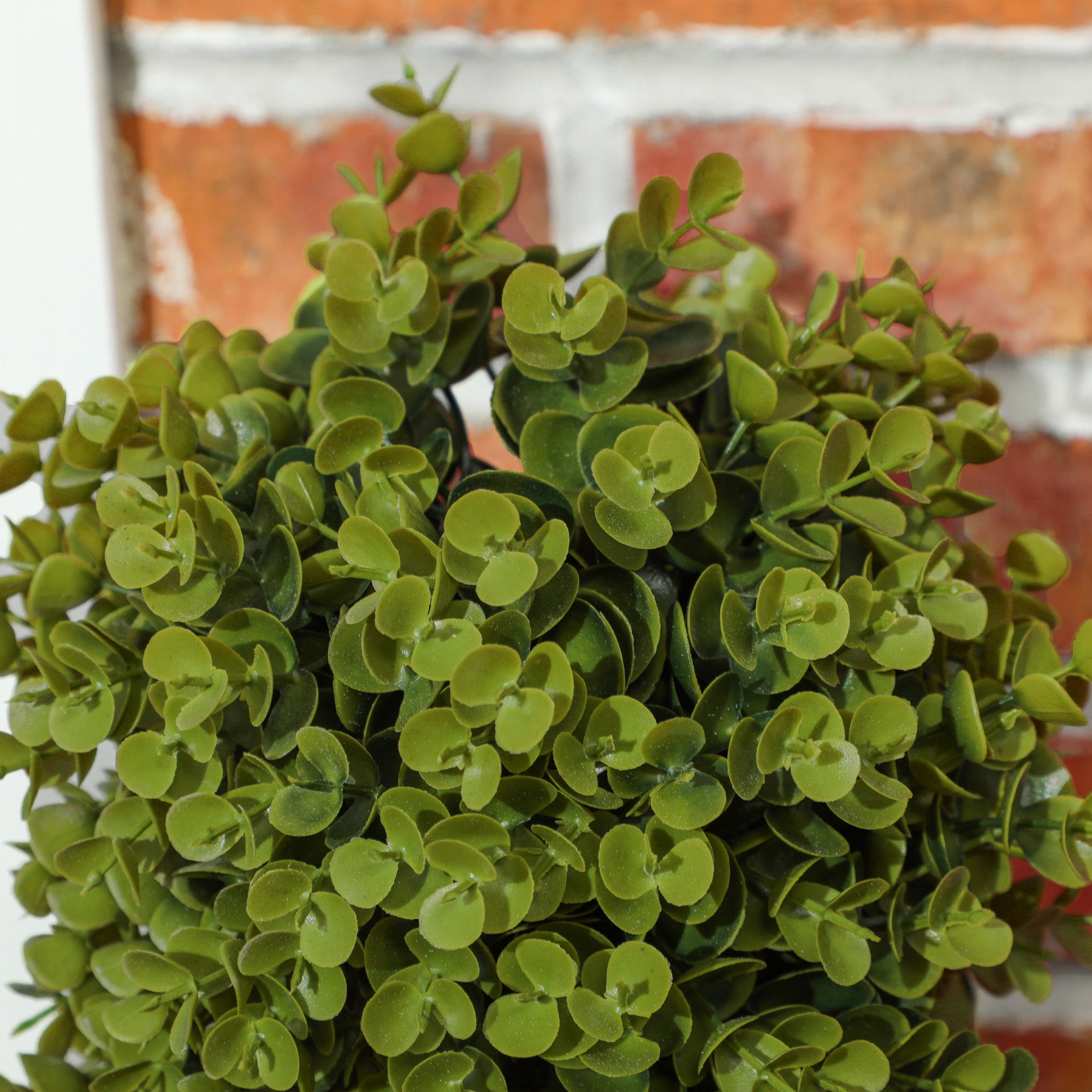 Artificial Spiral Eucalyptus Plant with Pot UV Resistant, Indoor and Outdoor Decoration, Height 90 cm, Green