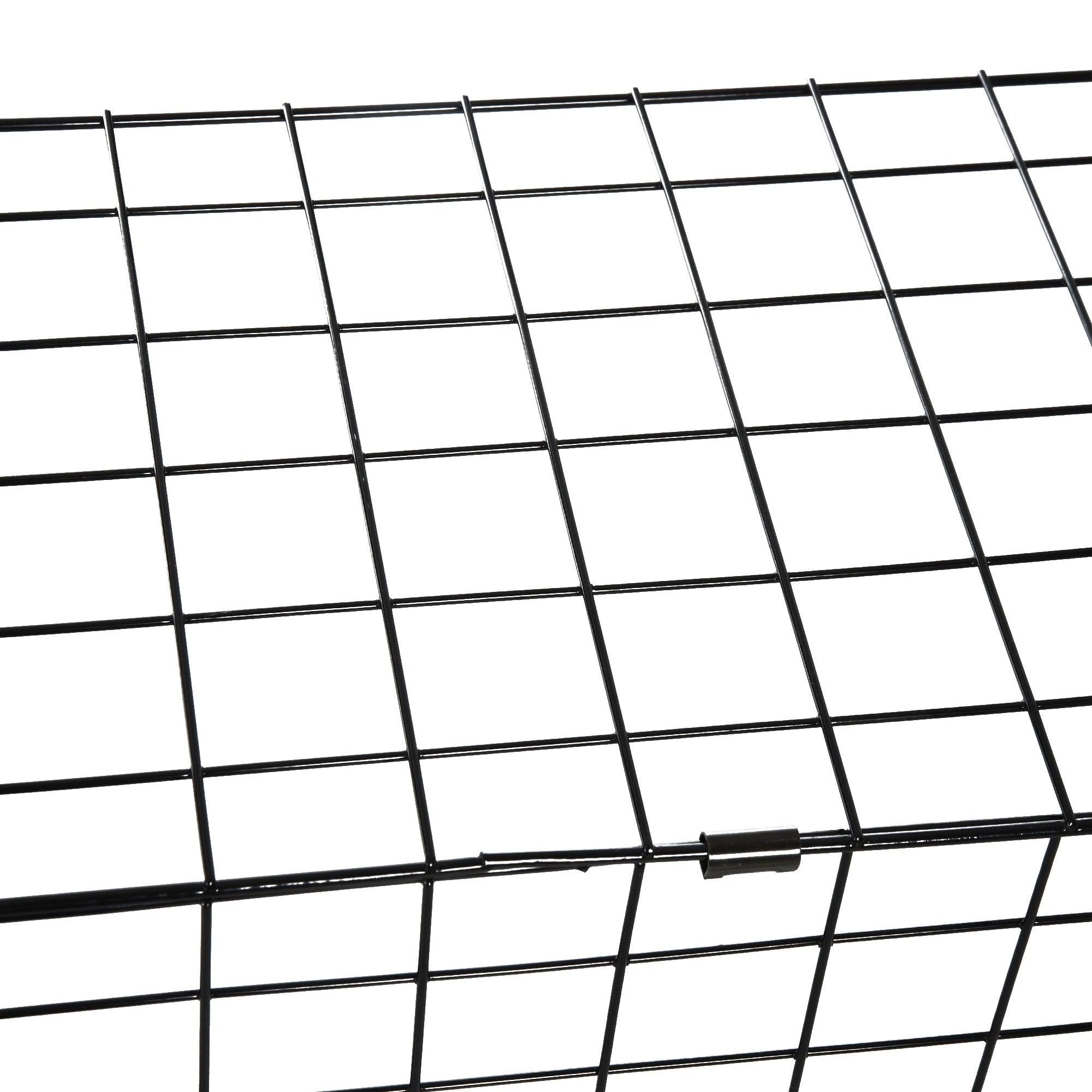 Fireplace Spark Protection Screen with Adjustable Length 81.5-160x44x68 cm Black Metal Wire Fireplace Protector
