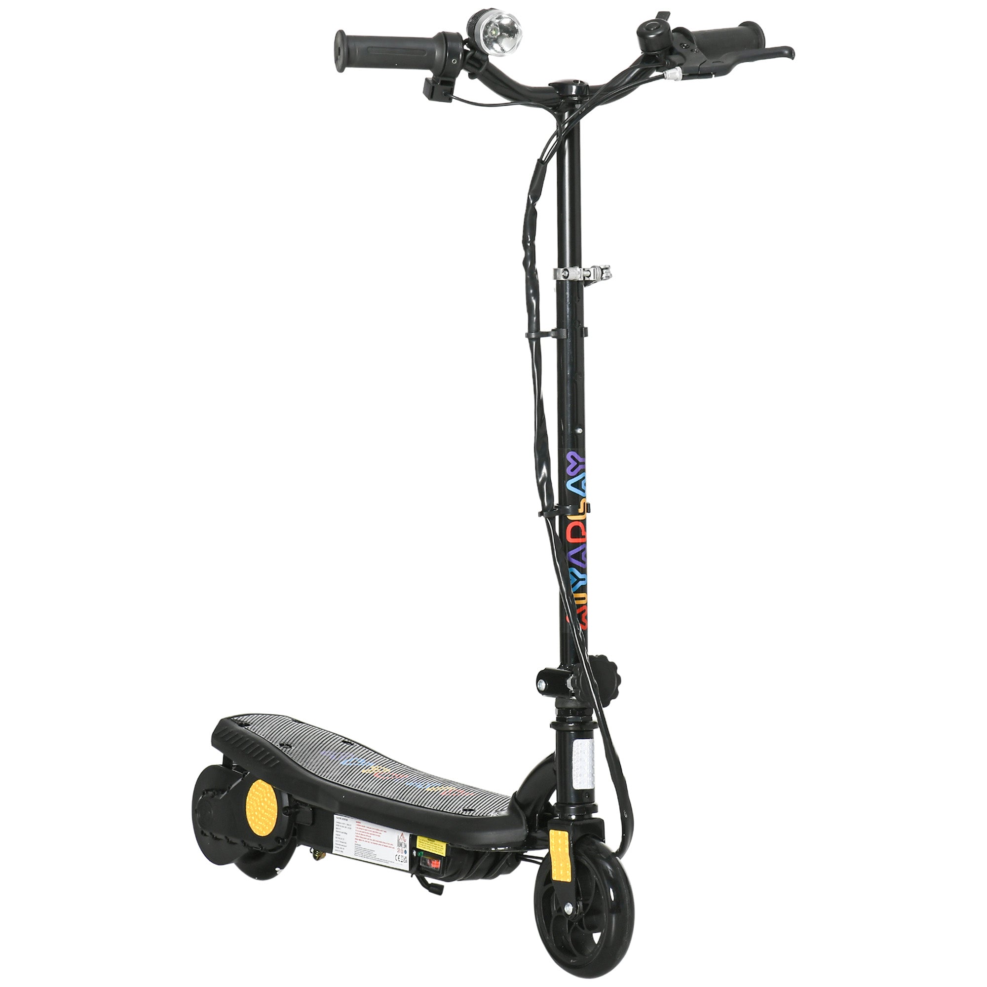 120W Electric Scooter foldable for children 7-14 years old 12 Km/h max. range 10 km max. black