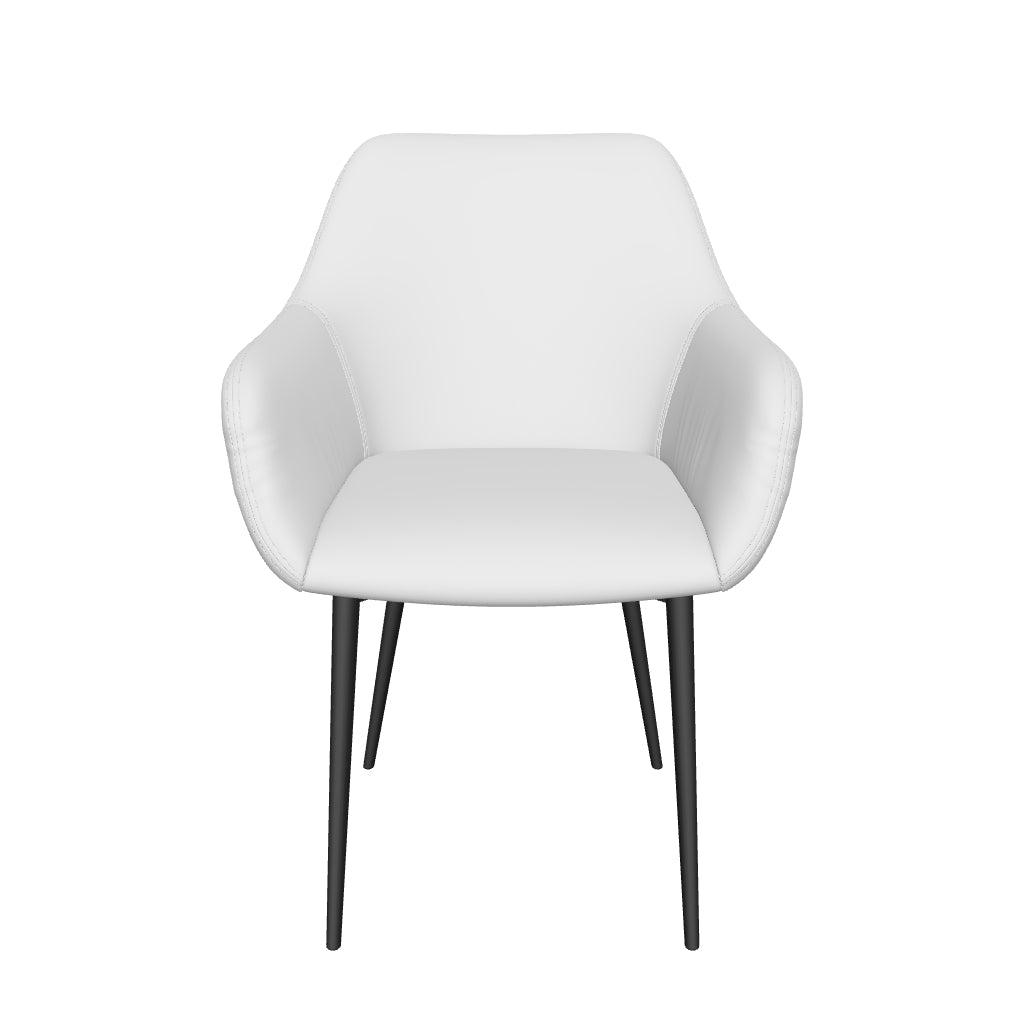 HOMCOM Esstühle Set mit 2 Küchenstühlen mit Rückenlehne, Samt-Optik, Gepolsterte Stühle mit Stahlbeinen für das Wohnzimmer, Hellgrau 54 x 57 x 80 cm