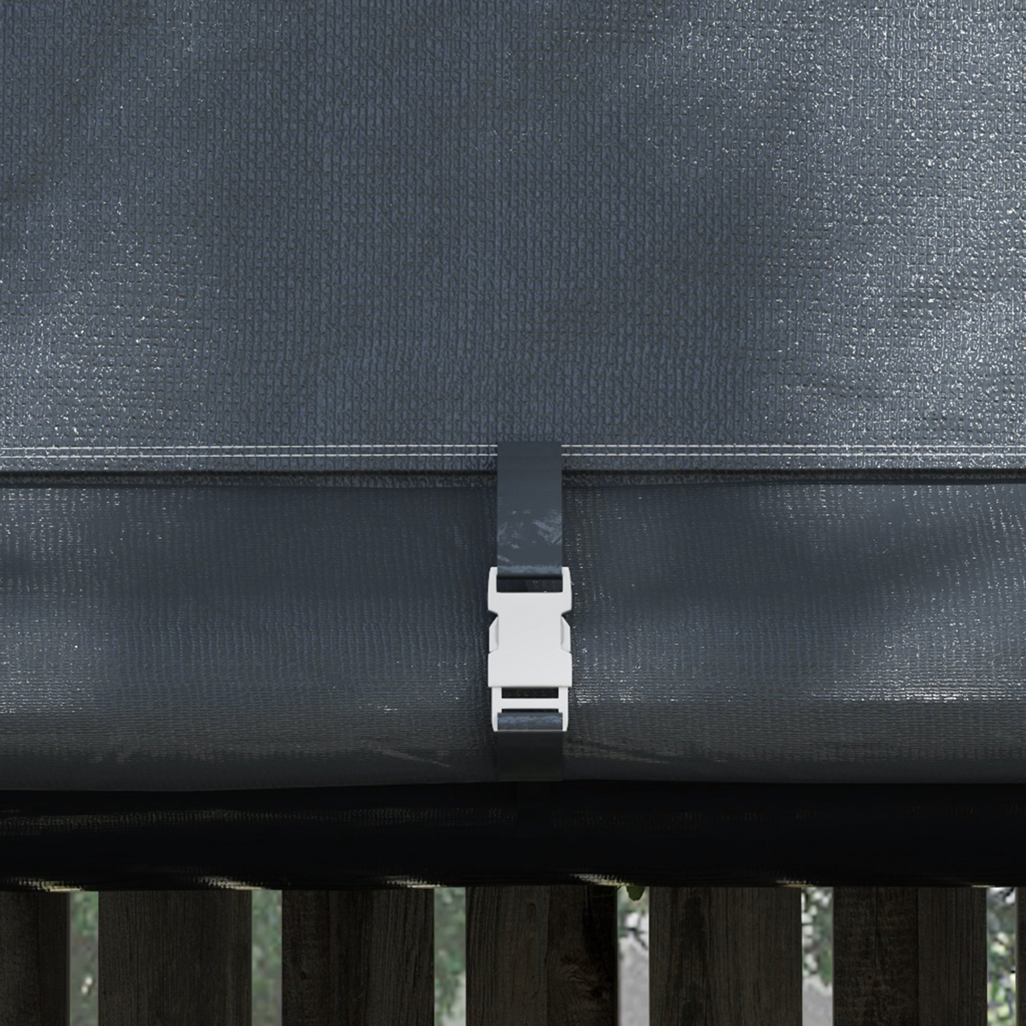 Garage Tent for Bikes, Waterproof Tent Garage with Roll-up Door Anti-Dust Bike Cover Shed Greenhouse Bicycle Garage for Outdoor Patio Garden, 300cmx300cmx235cm, Gray