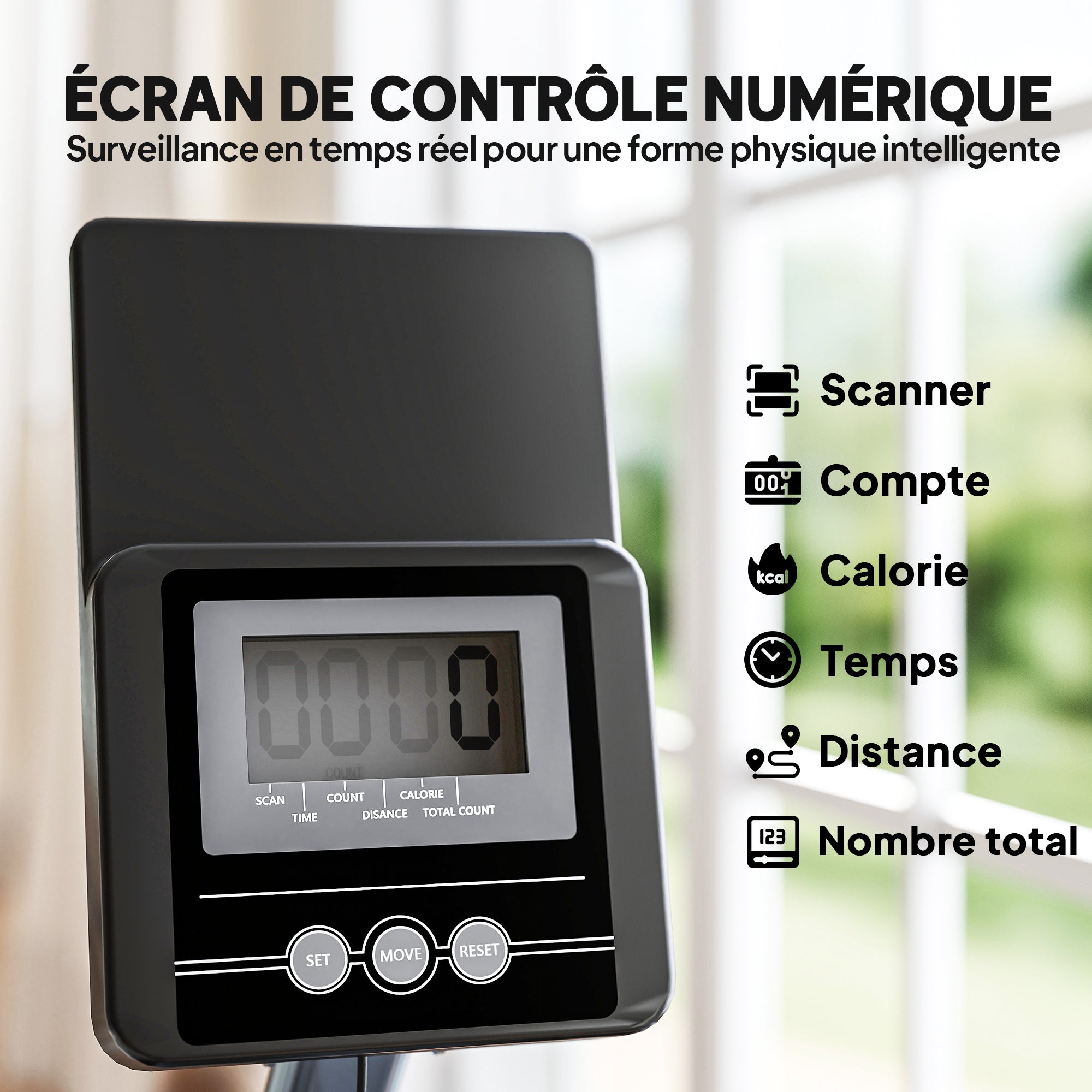 SPORTNOW Water Rowing Machine, Apartment Rowing Workout Machine, 6 Resistance Levels, LCD Display and Tablet Holder, Vertical Storage with Wheels, Max Load 135 kg, Steel