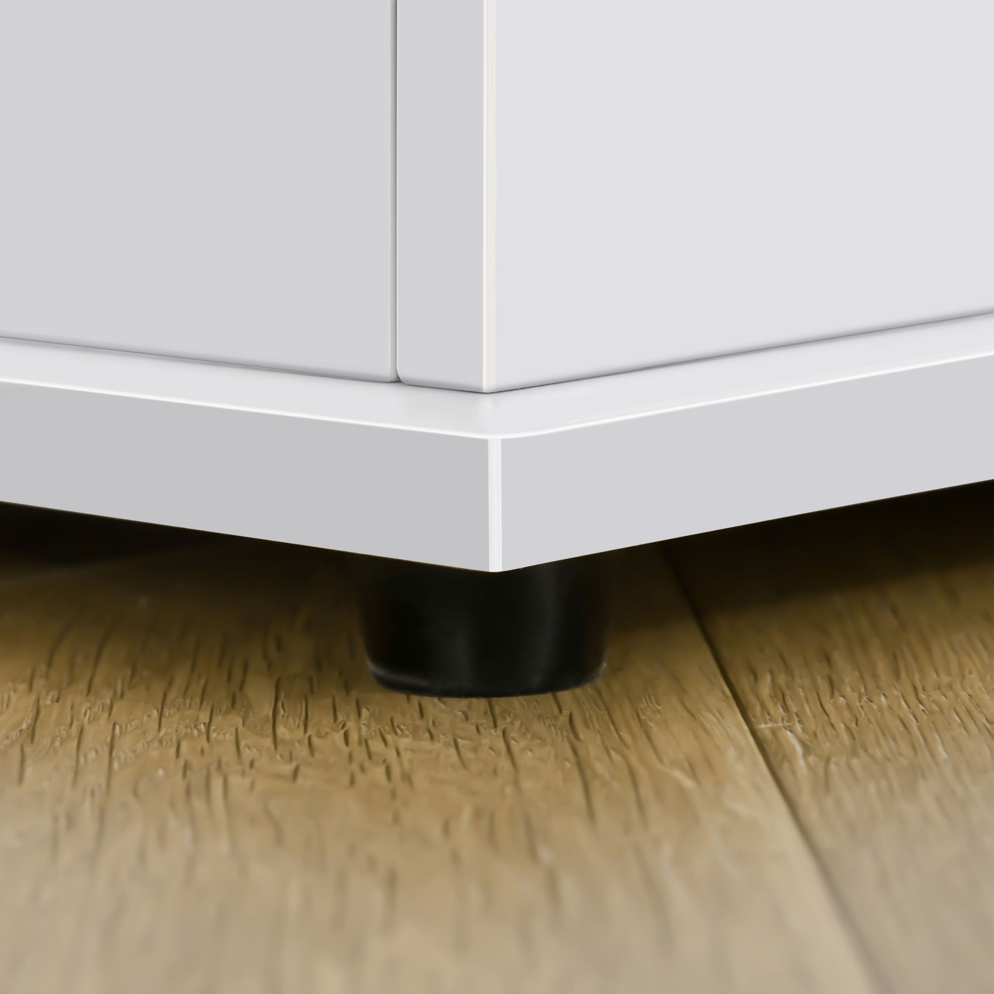 Wooden Storage Chest Stool with Lid for Storage in Bedroom Living Room Max Load 120 kg 100x40x40 cm White