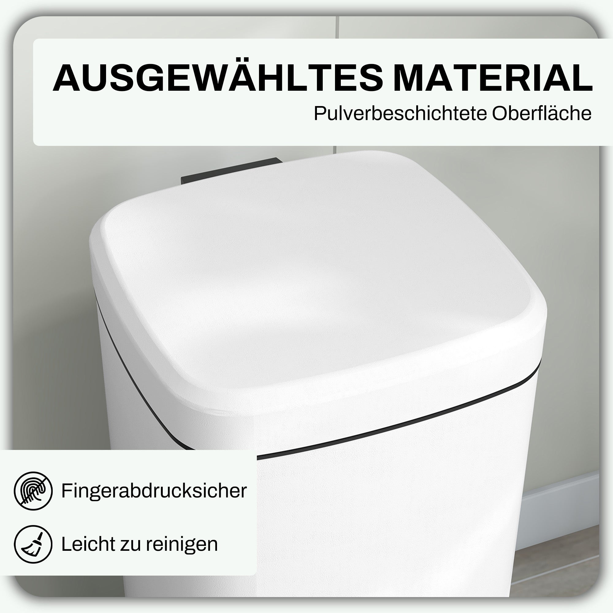 30L Trash Can Pedal Bin Cosmetics Bin Waste Bin with Lid and Foot Pedal, Trash Container with Inner Bin, for Living Room, Office, Metal, 28cm x 35cm x 63.5cm