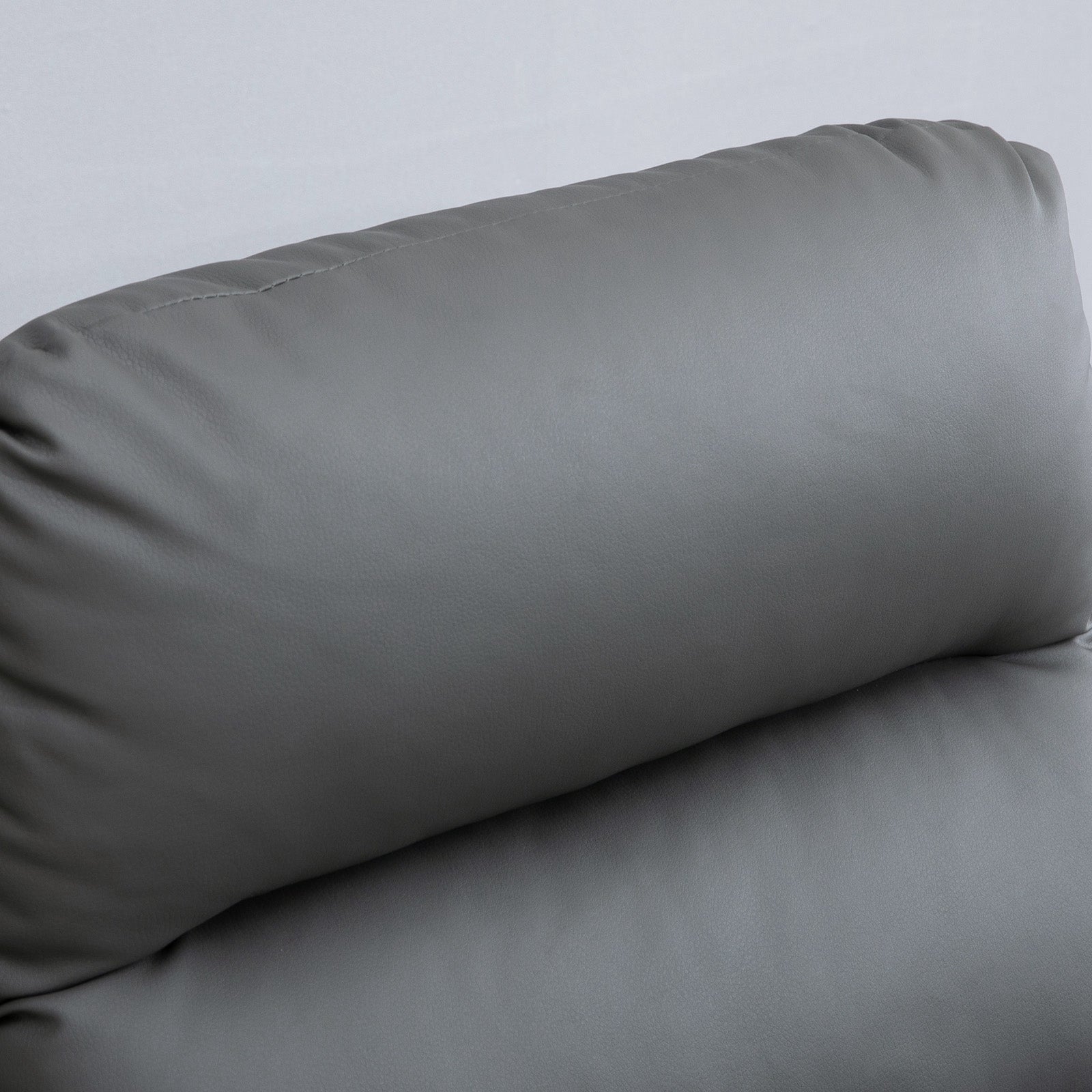 Recliner Chair, TV Armchair with Reclining Function, 160° Tiltable TV Chair, Relaxing Chair, Reclining Armchair for Living Room, Bedroom, Faux Leather, Dark Gray