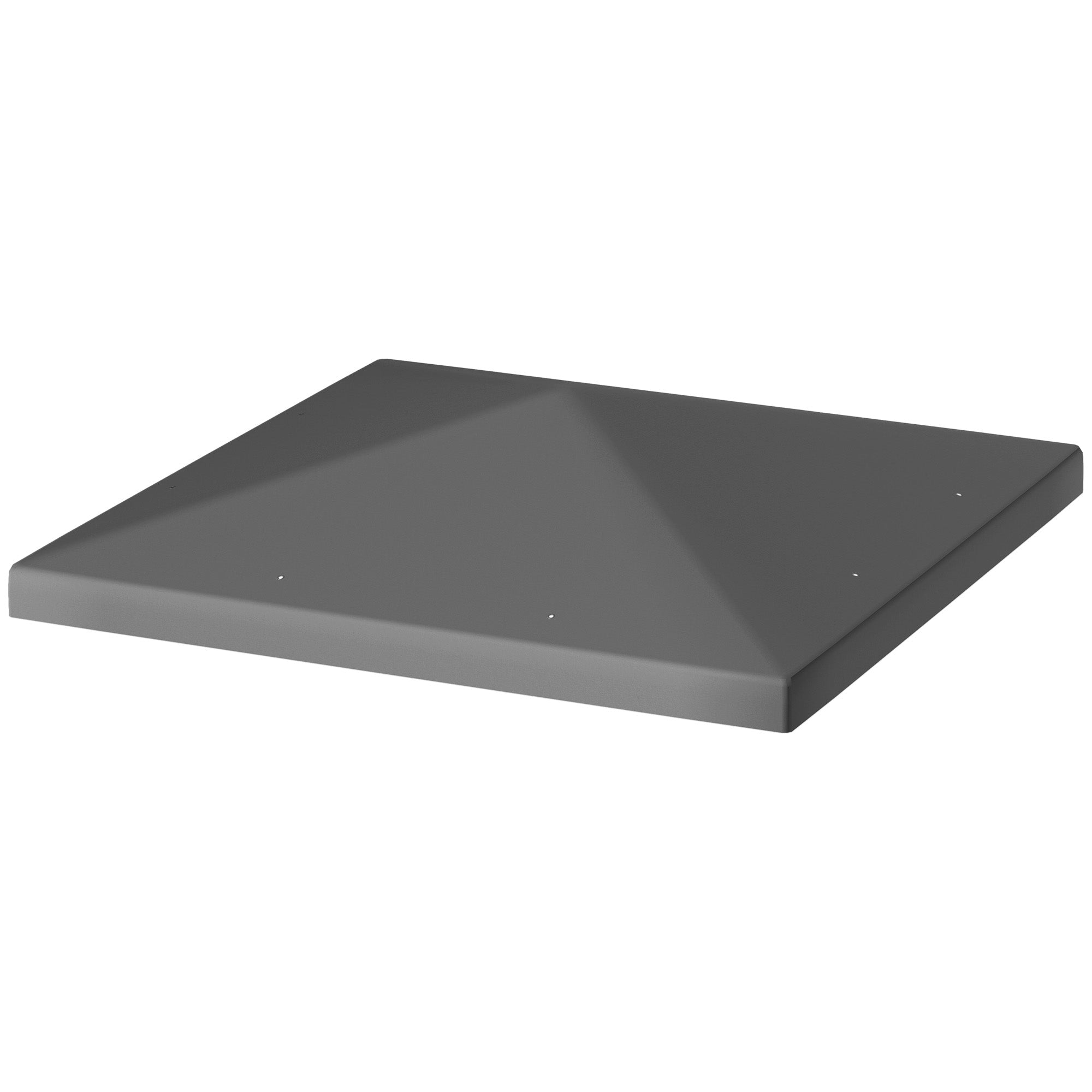 Replacement Roof for Pavilion 3 x 3 m, waterproof Pavilion Canopy, Replacement Cover for Garden Pavilion, Parts made of Oxford Fabric, 370 g/m², Dark Gray