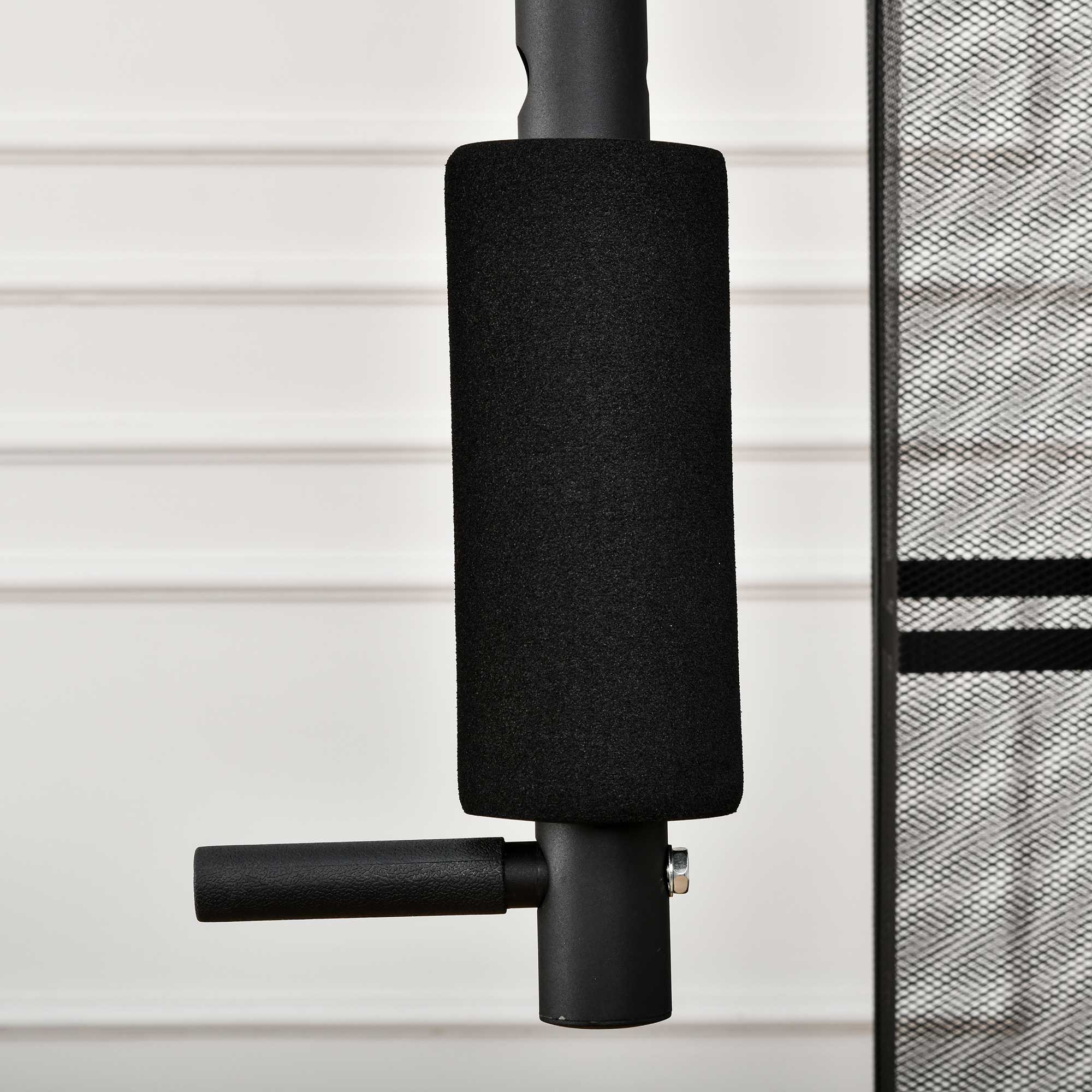 Power Station Fitness Station Fitness Equipment Multifunction Strength Training Multi-Station Training Station with Lat Pulldown Butterfly Bar 45kg Weights Rope, Fitness Equipment for Home Black