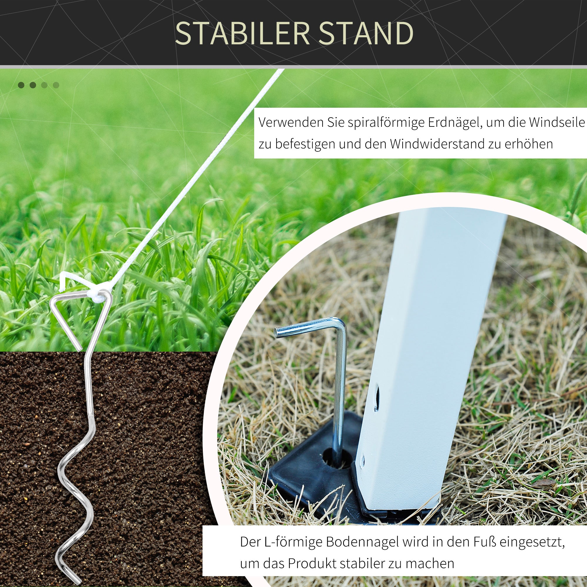 Folding Pavilion Gazebo Pop-up Canopy with Sidewalls incl. Carrying Bag, Steel+Oxford, Beige, 3x3x2.55m