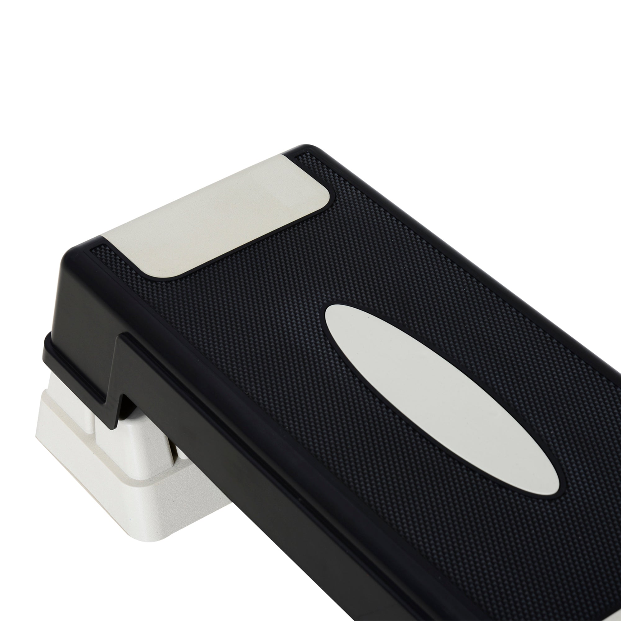 Professional Aerobic Plastic Stepper 71 x 28 x 12.5cm/17.5cm/22.5cm Black and Grey