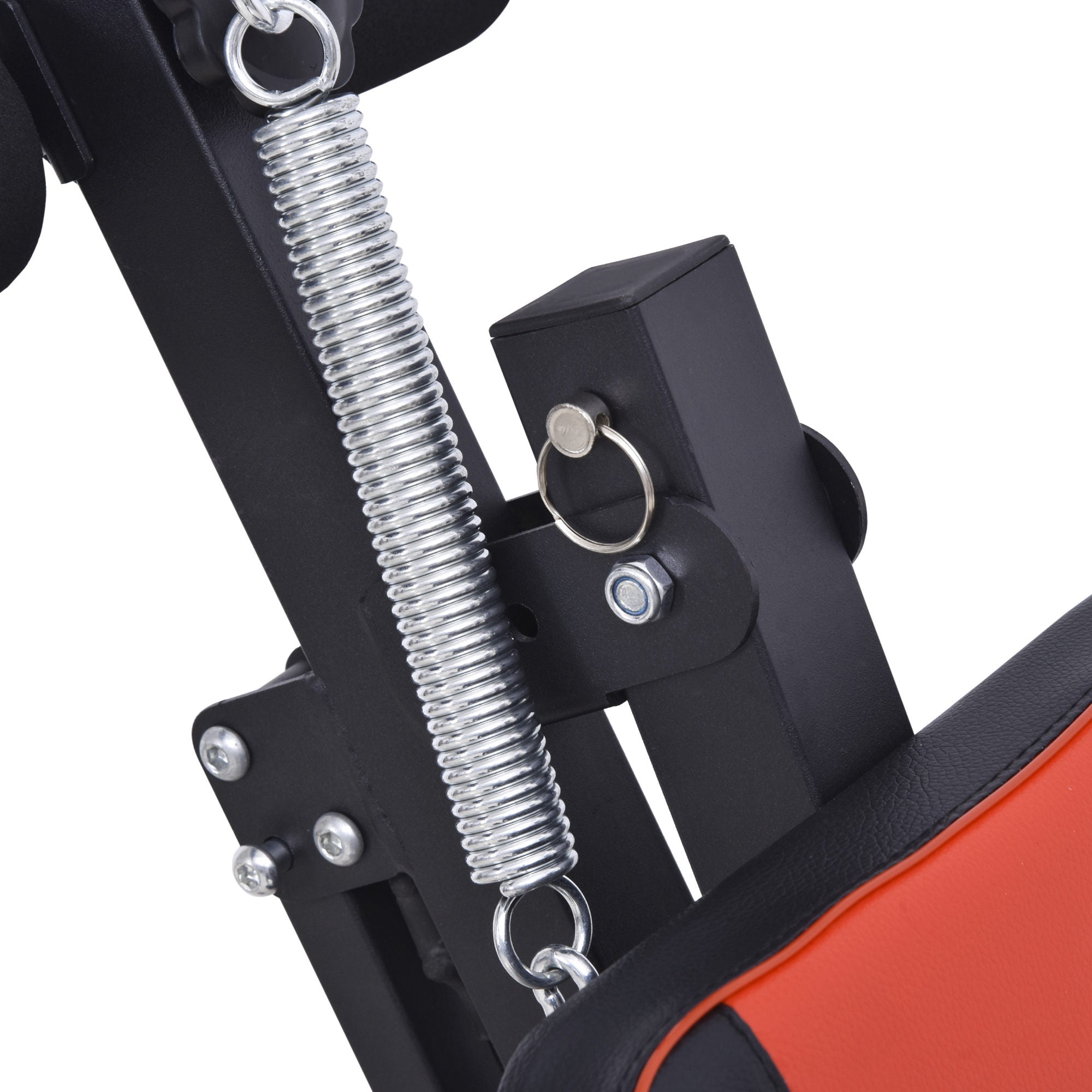 Folding Sit Up Bench Multifunctional Weight Bench with Resistance, Exercise Bench for Full Body Training Flat Incline Bench Ab Trainer for Home Gym Fitness Bench up to 120 kg