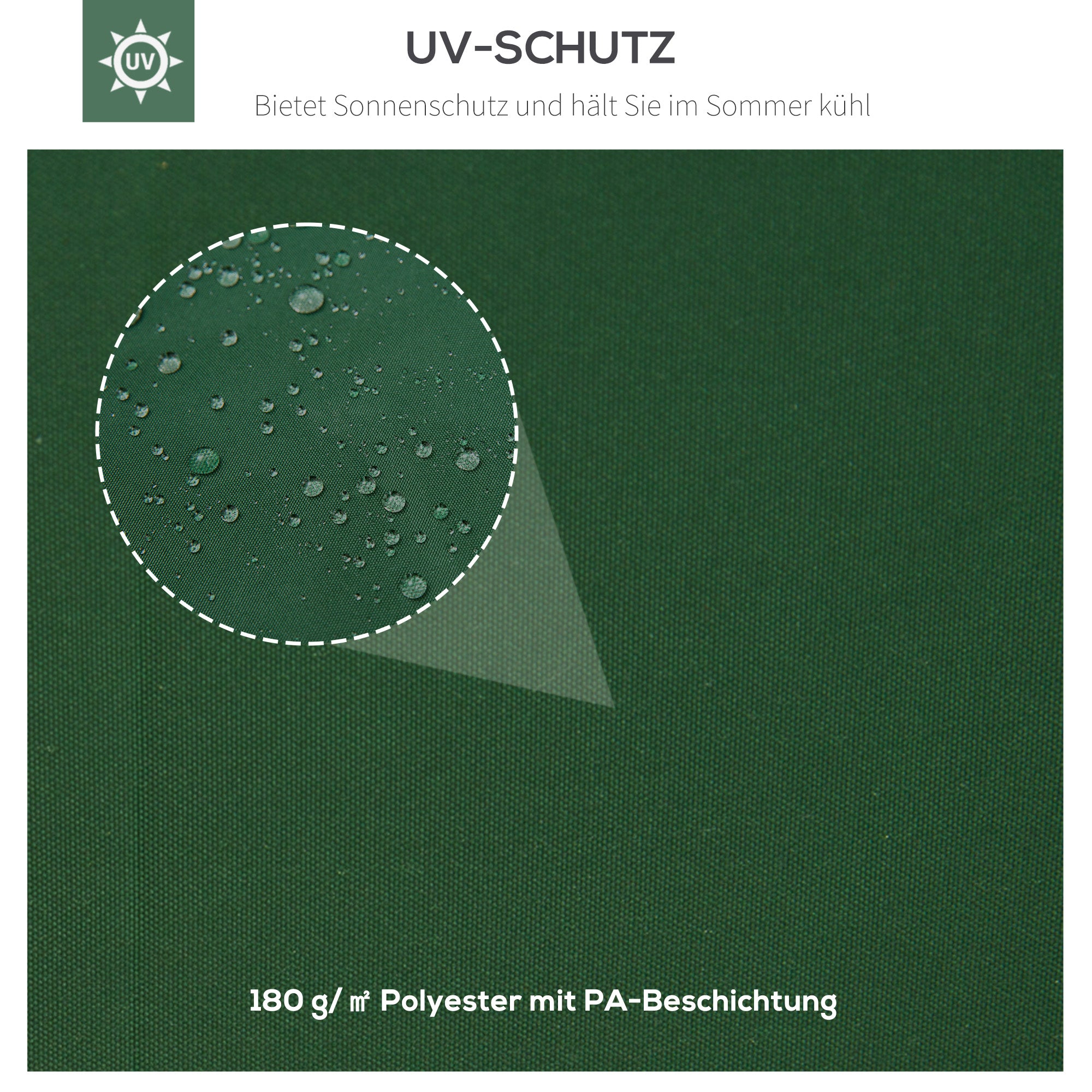 Replacement Roof for Metal Pavilion 3x4m Water-Resistant Double Canopy Roof with Double Roof, Replacement Cover for Garden Pavilion Party Tent Gazebo Polyester Green