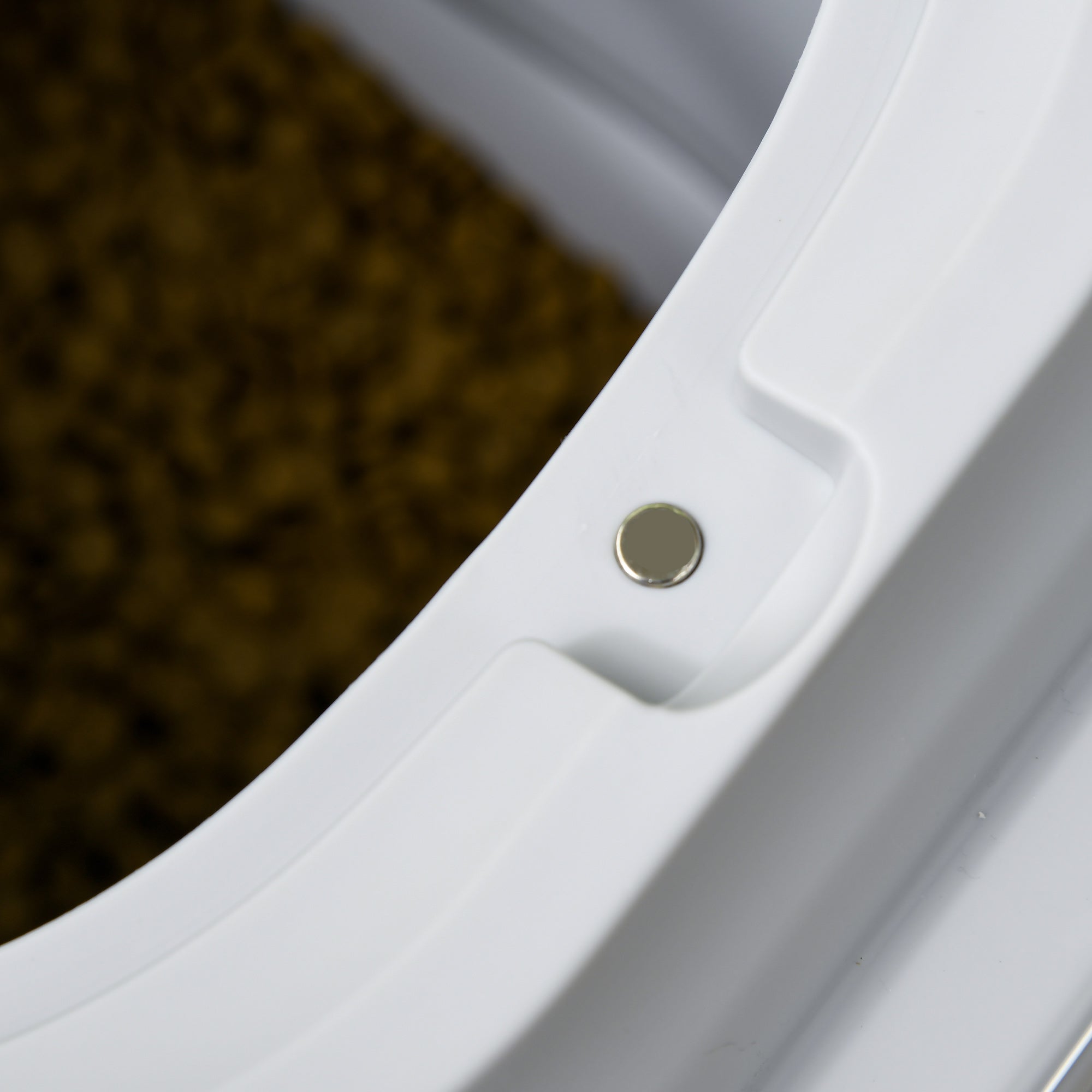 Dog Food Storage, 25 L Collapsible Food Container with Measuring Cup, Bowl, Spoon for Dogs, Cats Food Storage Box with Wheels, for Dry Food Gray