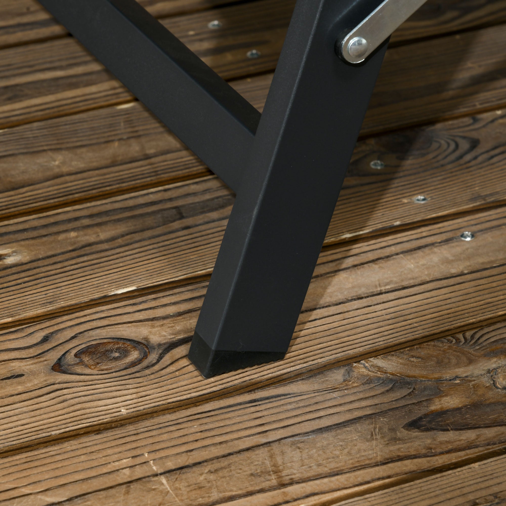 Sun Lounger with Wheels, Aluminum Garden Lounger with 5-Position Adjustable Backrest, Weatherproof Camping Lounger, Garden Chair for up to 150 kg, for Garden Vacation Beach Pool, Blue