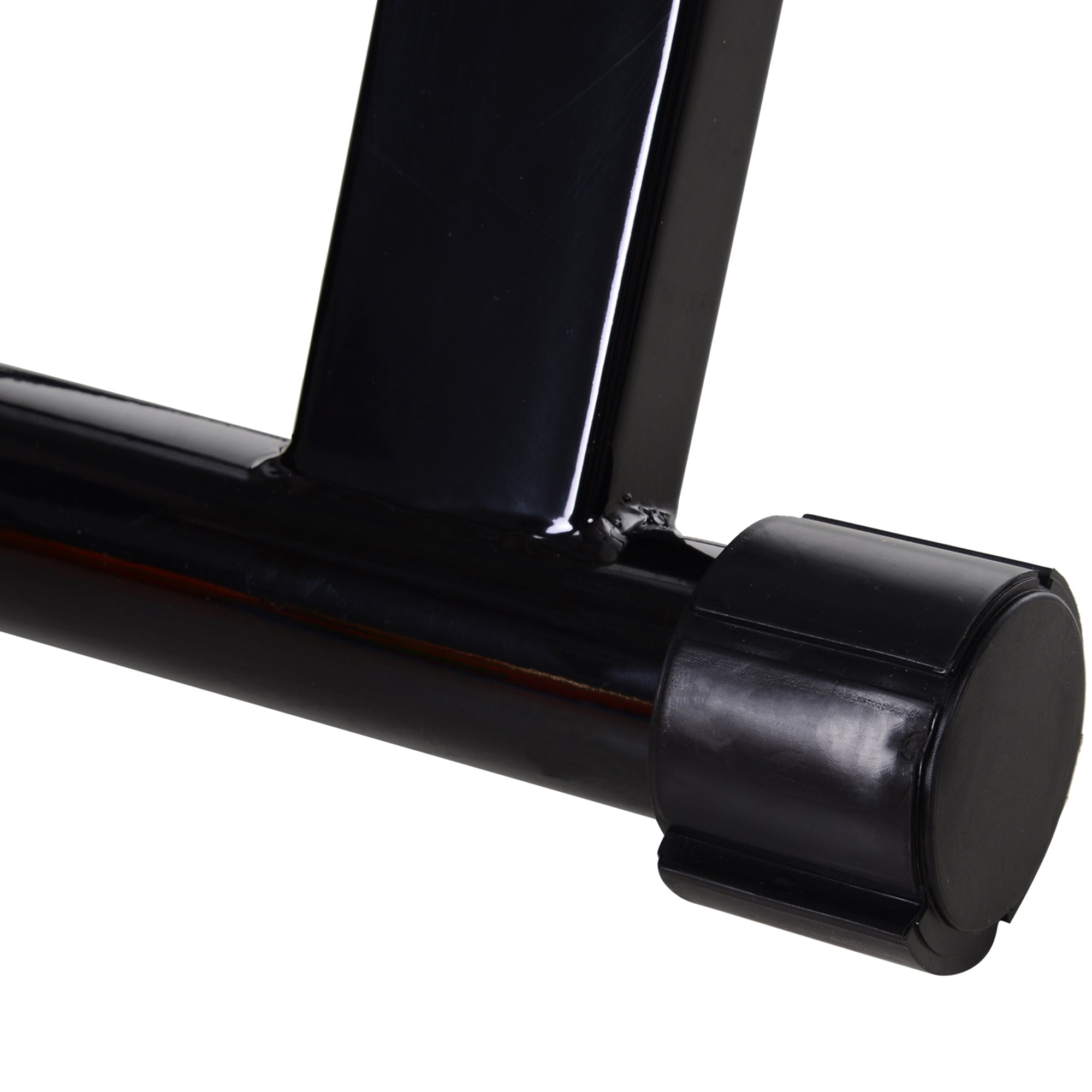 Folding Bike Roller with Magnetic Resistance for 26-28 Inch Wheels Indoor Cycling Trainer Stand 54.5x47.2x39.1 cm Black