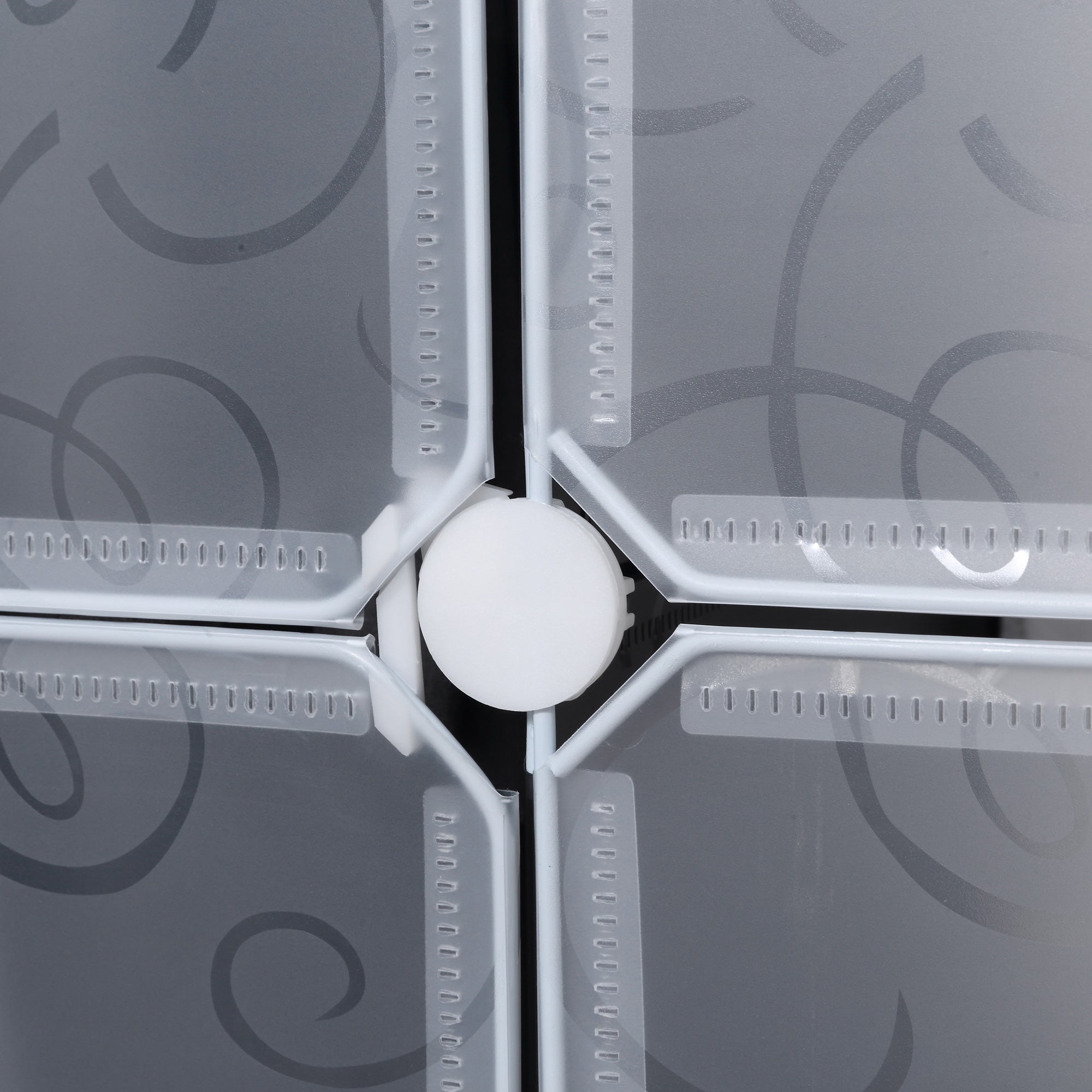 DIY Wardrobe Shelving System with 2 Large and 9 Small Cubes DIY Cube Organizer, Shoe Rack, Storage Rack for Books Toys Black 111 x 47 x 183 cm