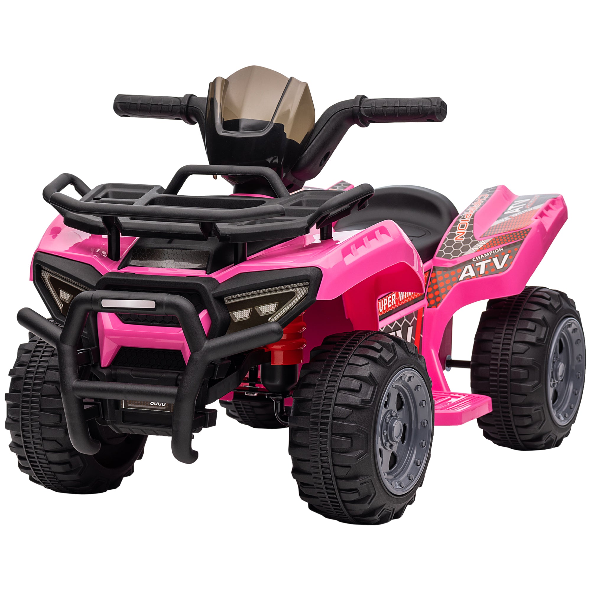 Kids Quad Electric 6V Children's Quad with Forward Function, Music, Electric Quad for Kids 1.5-3 Years Pink
