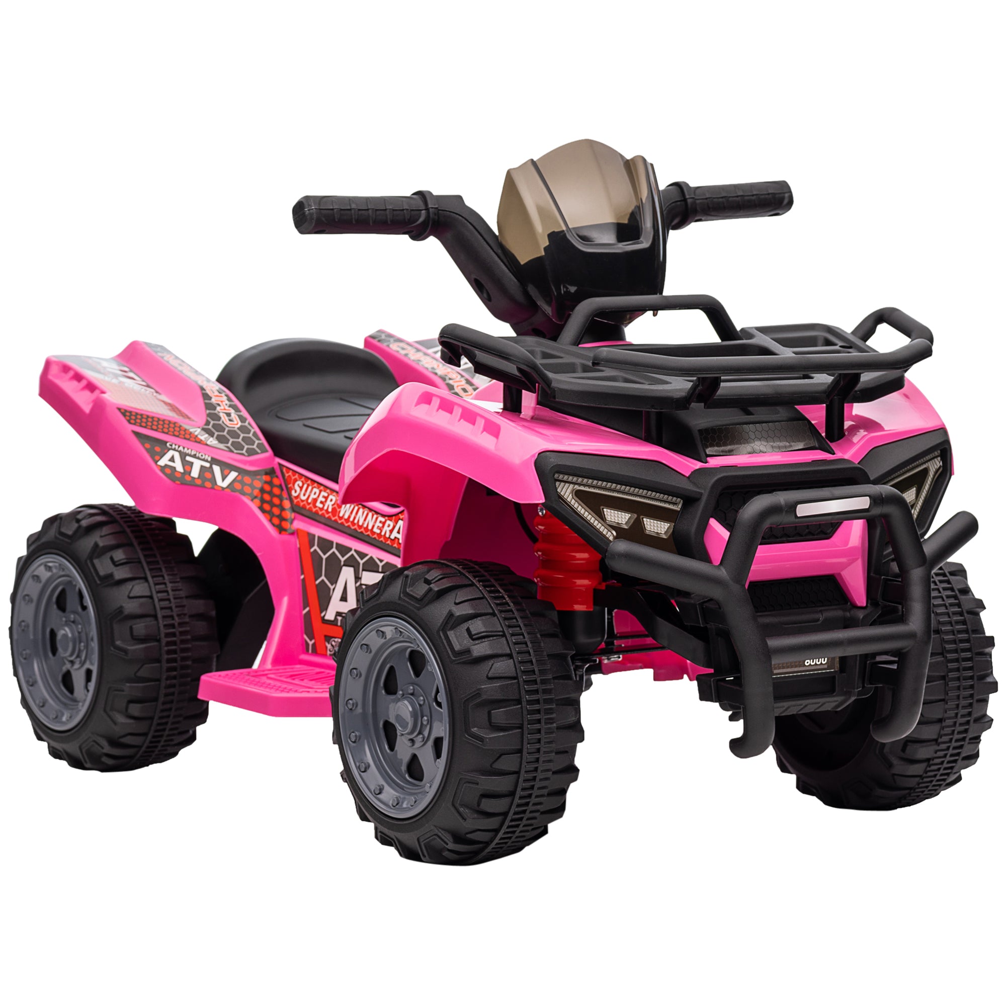 Kids Quad Electric 6V Children's Quad with Forward Function, Music, Electric Quad for Kids 1.5-3 Years Pink