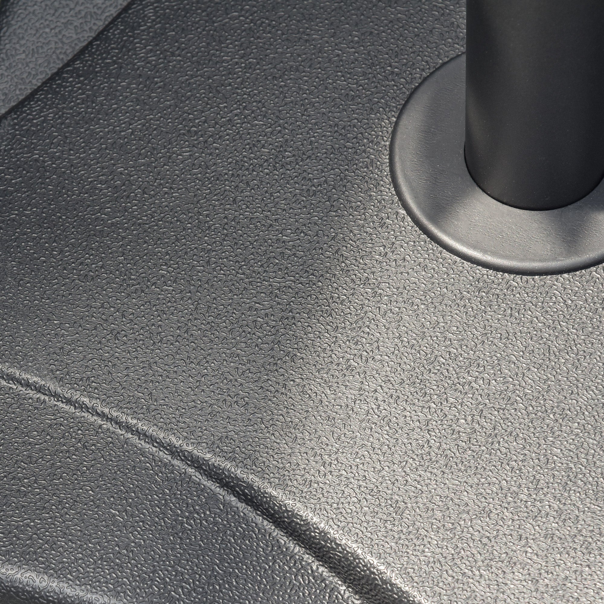 Umbrella Stand 20 kg Umbrella Stand for Umbrella Pole 32/38/48 mm Umbrella Base for Garden Terrace Balcony Cement 41.5 x 41.5 Black