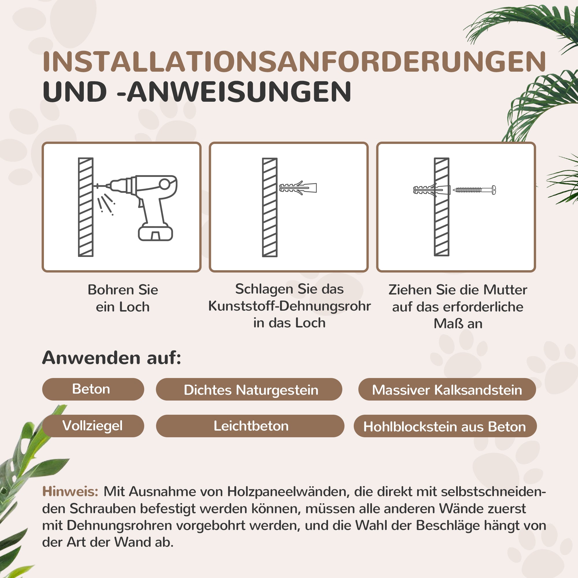 Cat Climbing Wall Set, 4-Piece Cat Furniture with Steps, Ladder, Jumping Towers, Scratching Posts, Play Ball, Sisal, for Cats up to 5 kg, Light Gray