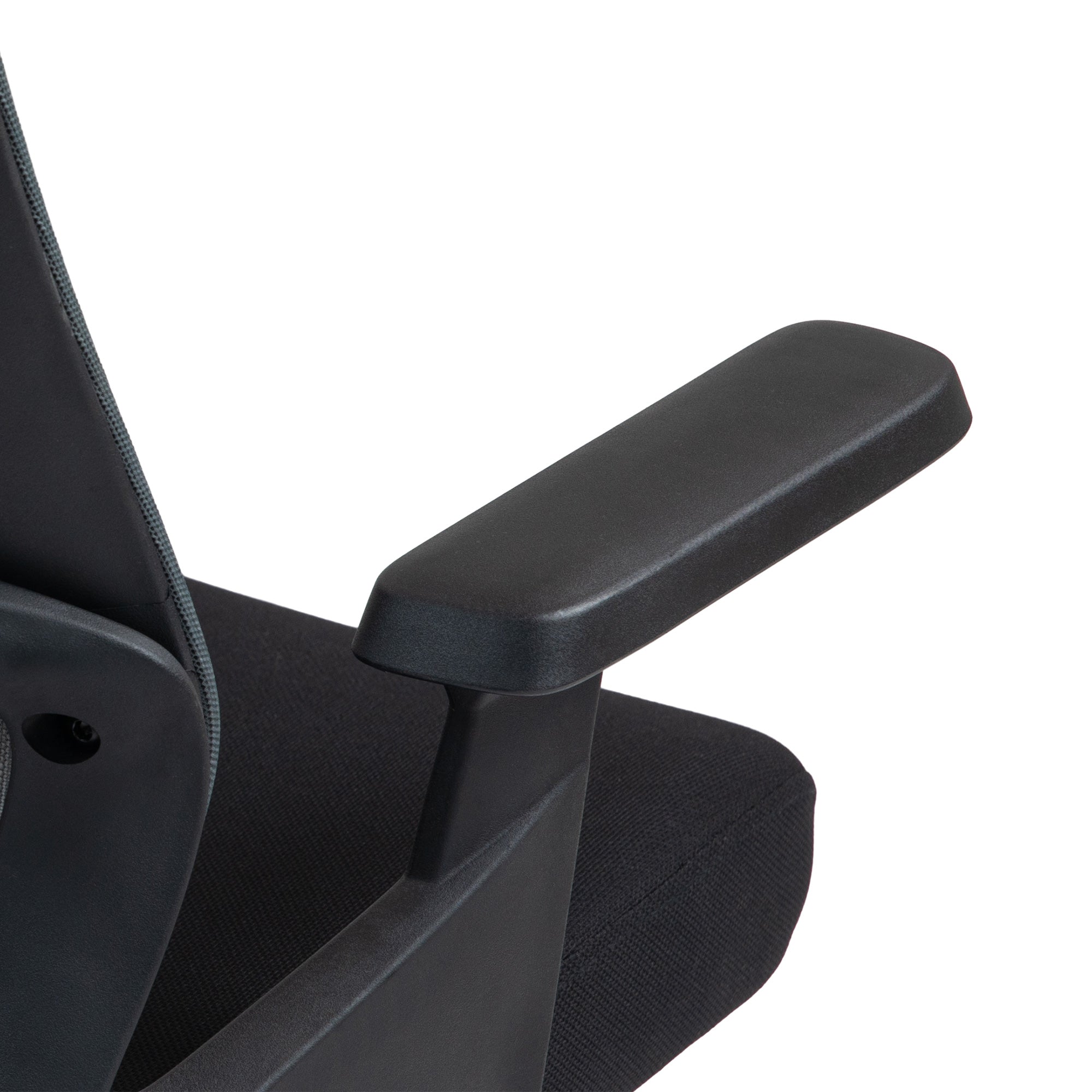 Ergonomic Tiltable Office Chair with Lumbar Support, Swivel Desk Chair with Headrest and Adjustable Height for Study, in Breathable Mesh Fabric, Black