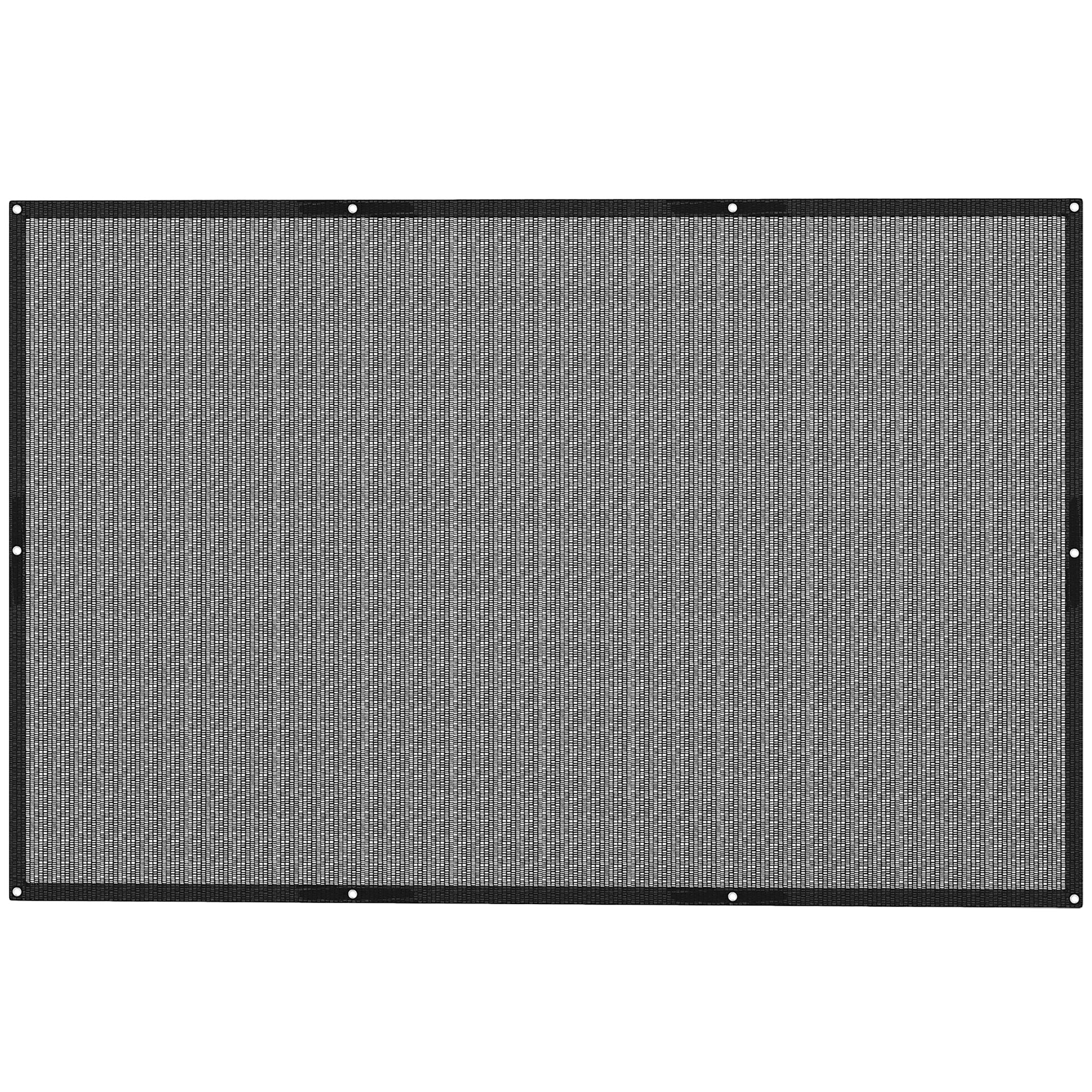 Rectangular Shade Sail Canopy 3x2 m Garden Sun Protection 65% Breathable and Anti-Freeze for Patio Terrace Balcony Black