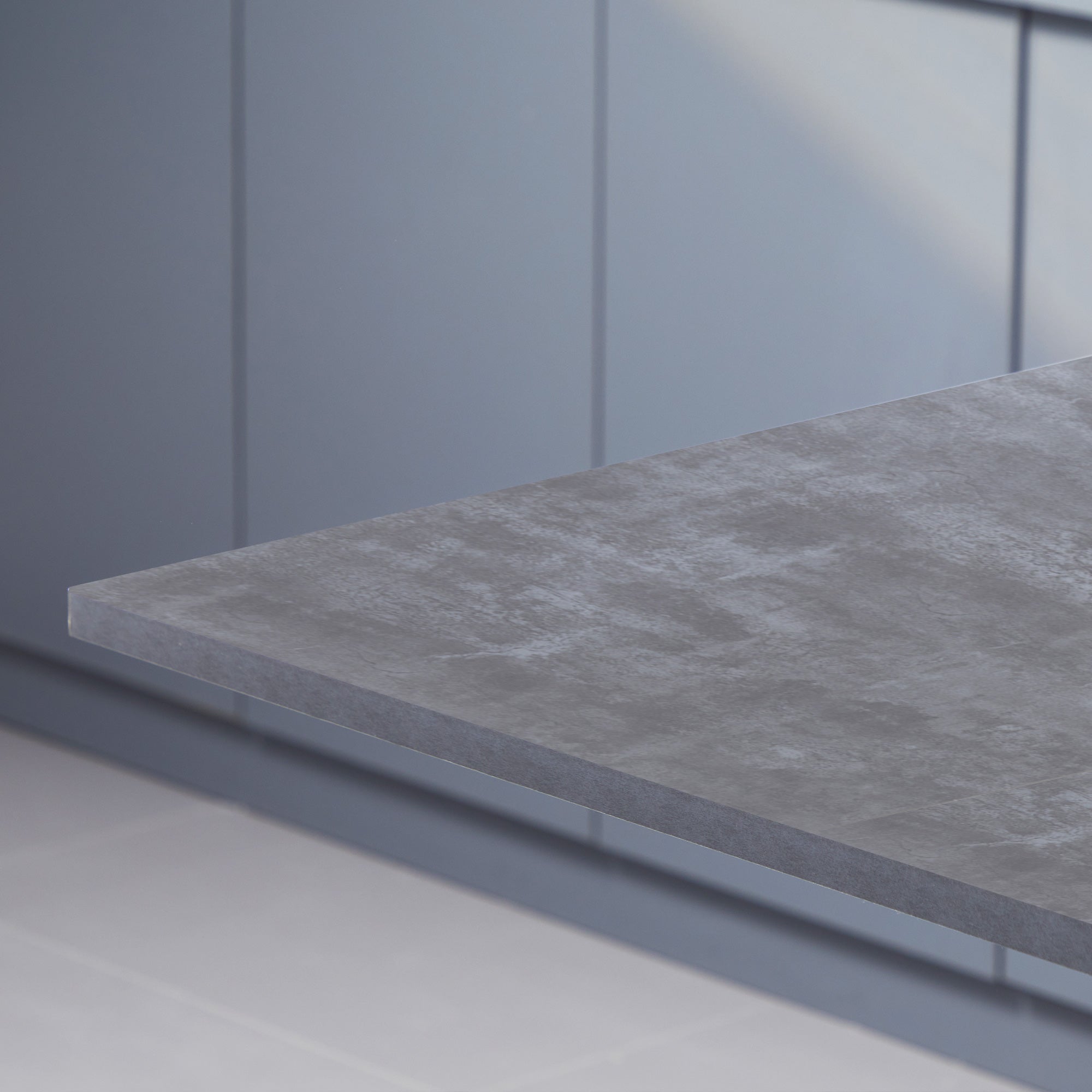 Dining Table for 4-6 people, Living Room Table with Marble Effect Top, 140x80x76 cm