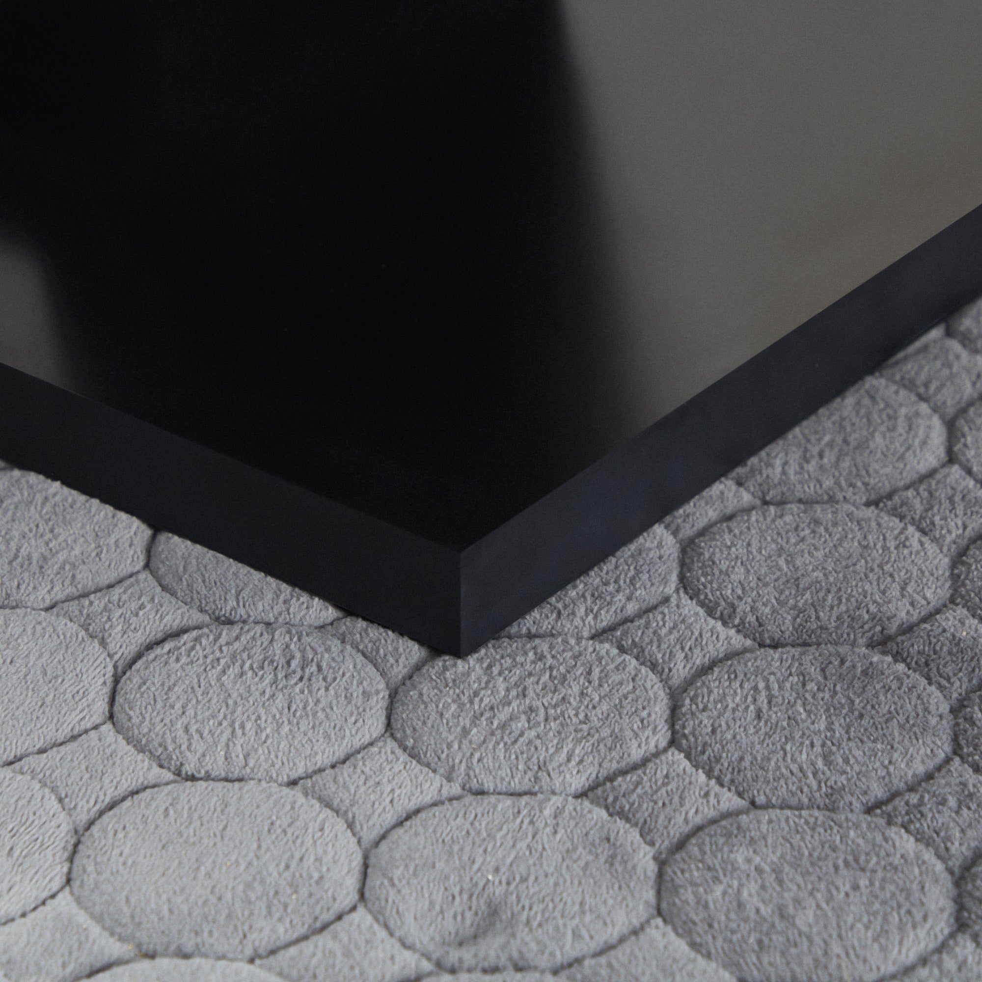 Dining Table for 4-6 people, Living Room Table with Marble Effect Top, 140x80x76 cm