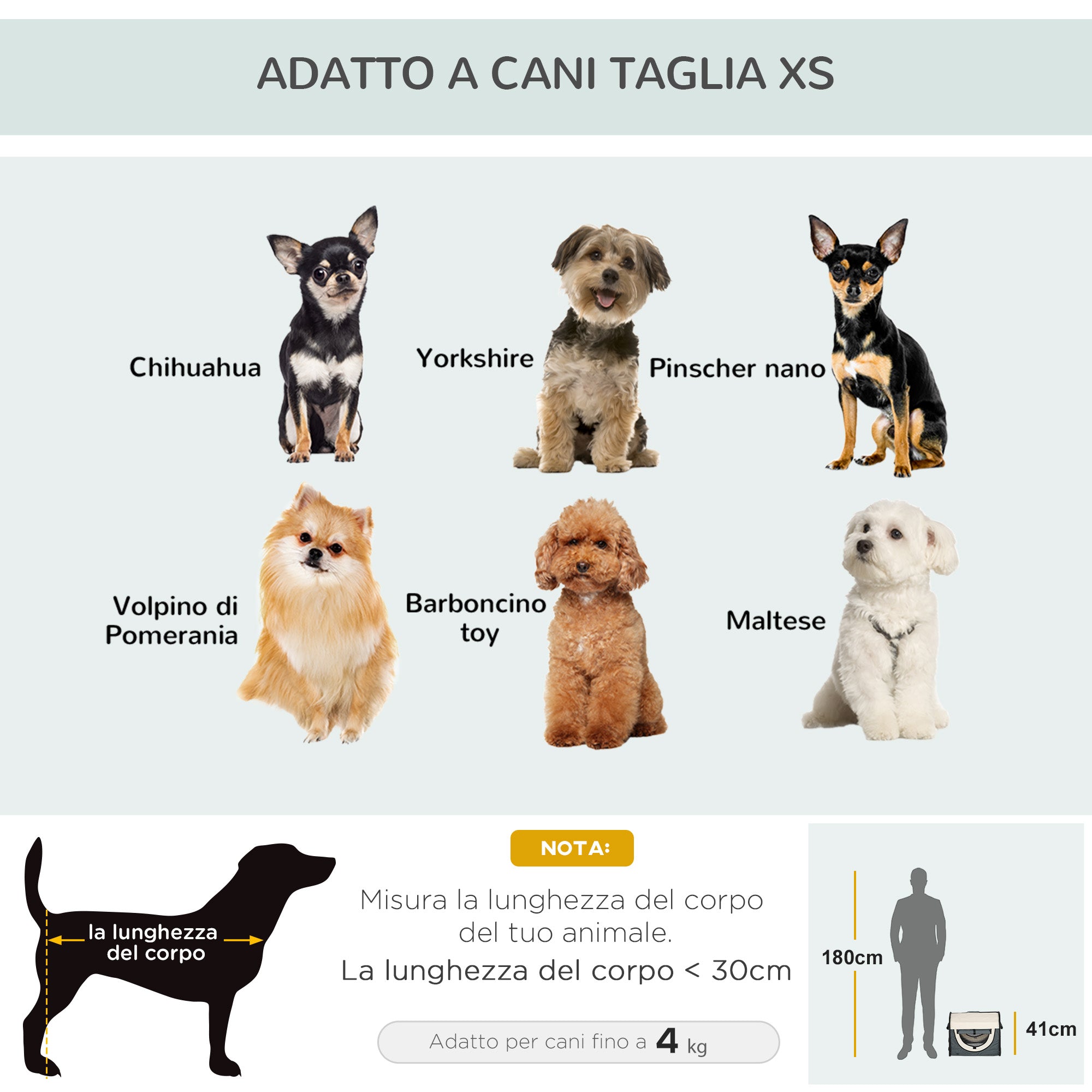 Foldable Pet Carrier in Oxford with Removable Washable Cushion and Carry Bag, 46x36x41cm, Dark Grey