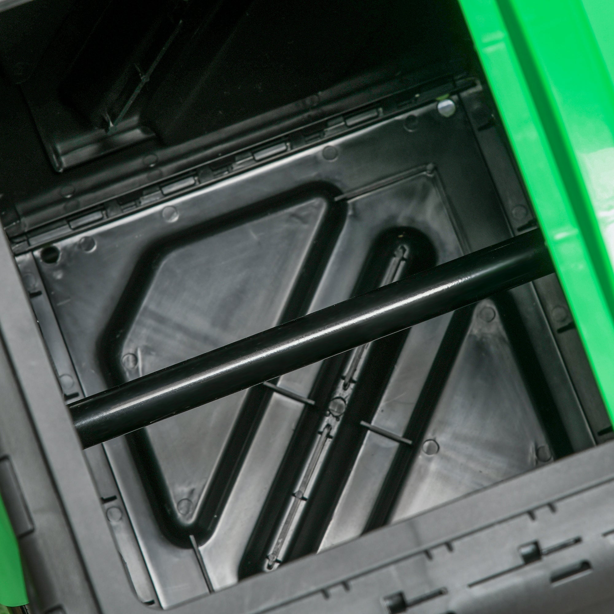 Composter 65 Liters, 60x49x77cm Rotatable Quick Composter Made of Plastic, Weatherproof Thermocomposter with Ventilation System, Lid, Garden Composter, Compost Container for Garden, Kitchen, Balcony