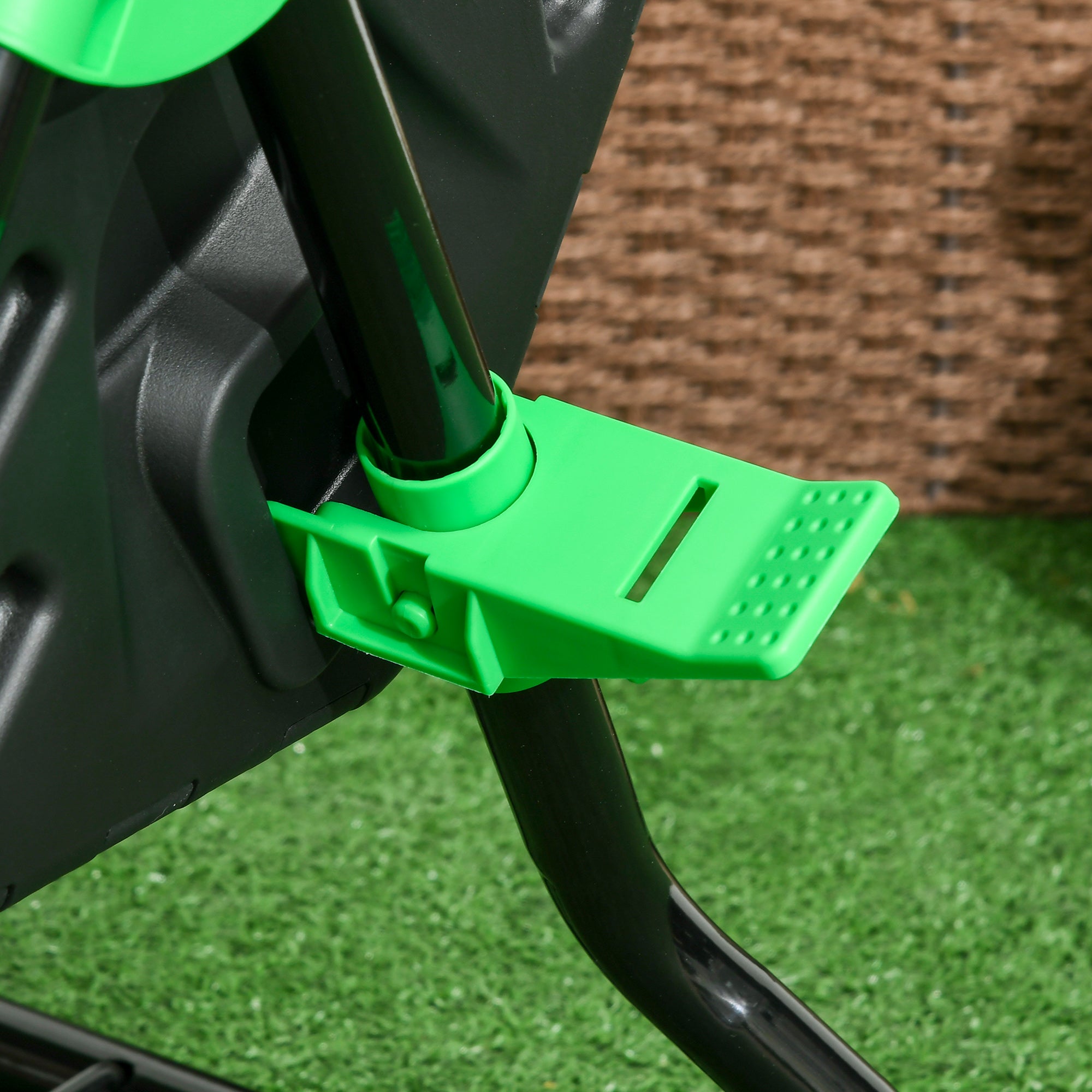 Composter 65 Liters, 60x49x77cm Rotatable Quick Composter Made of Plastic, Weatherproof Thermocomposter with Ventilation System, Lid, Garden Composter, Compost Container for Garden, Kitchen, Balcony